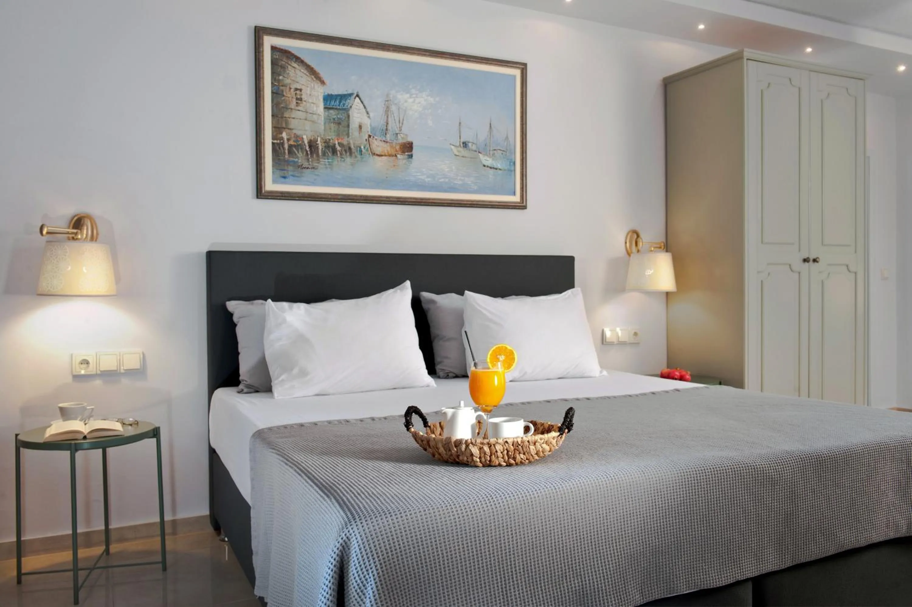 Bed in Possidi Holidays Resort & Suite Hotel