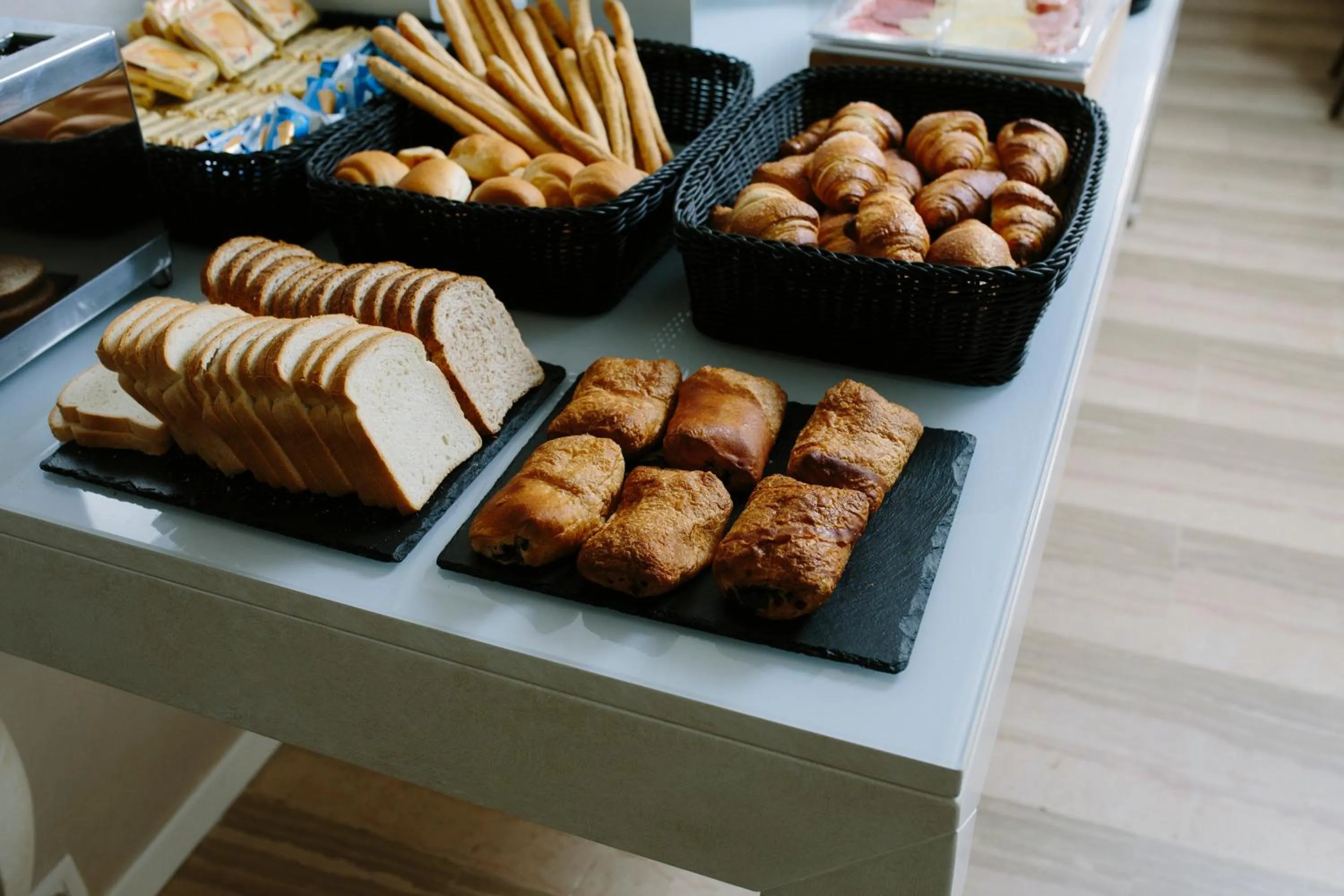 Continental breakfast in Hotel Paradiso