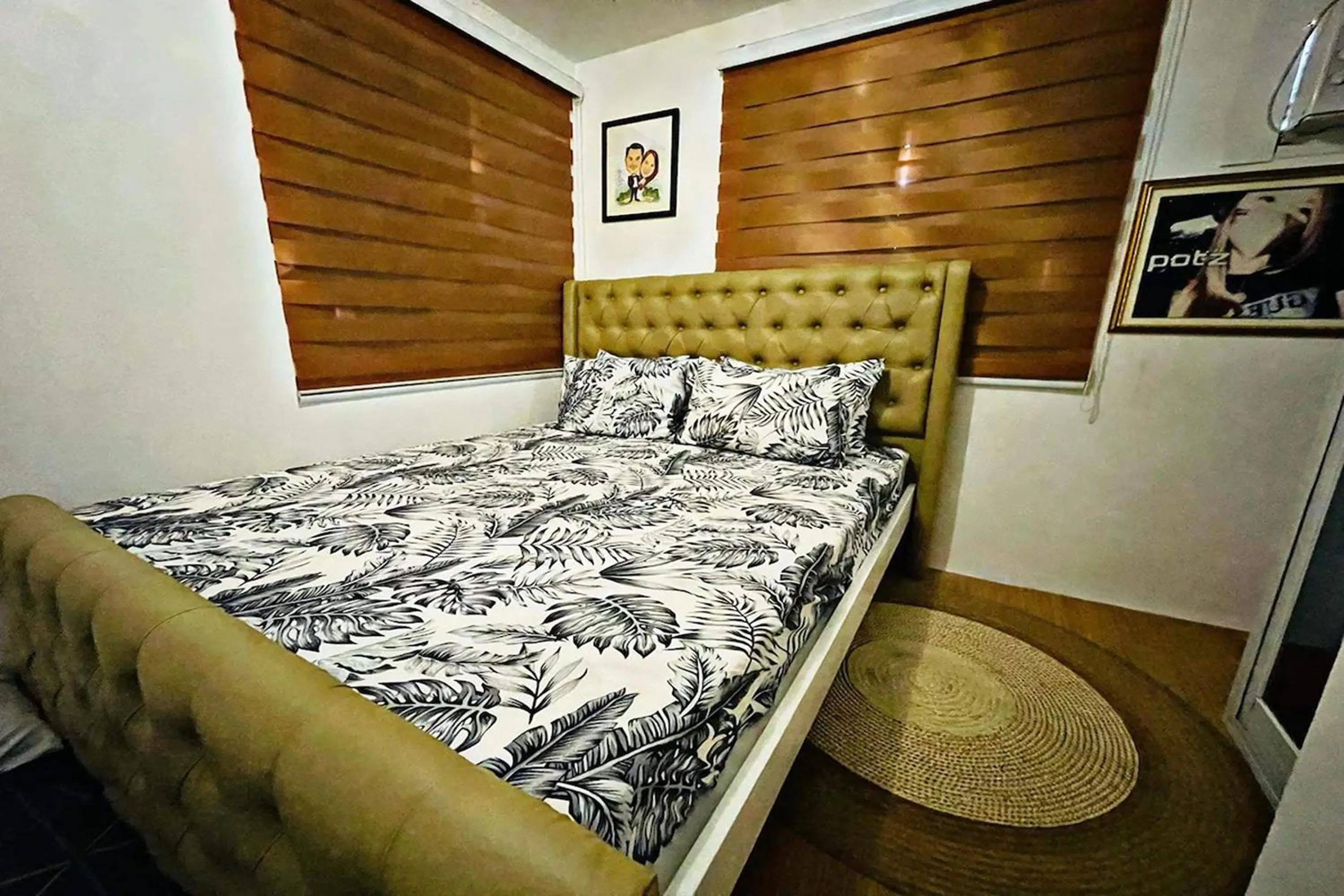 Bed in Shiella's Staycation House Cabanatuan