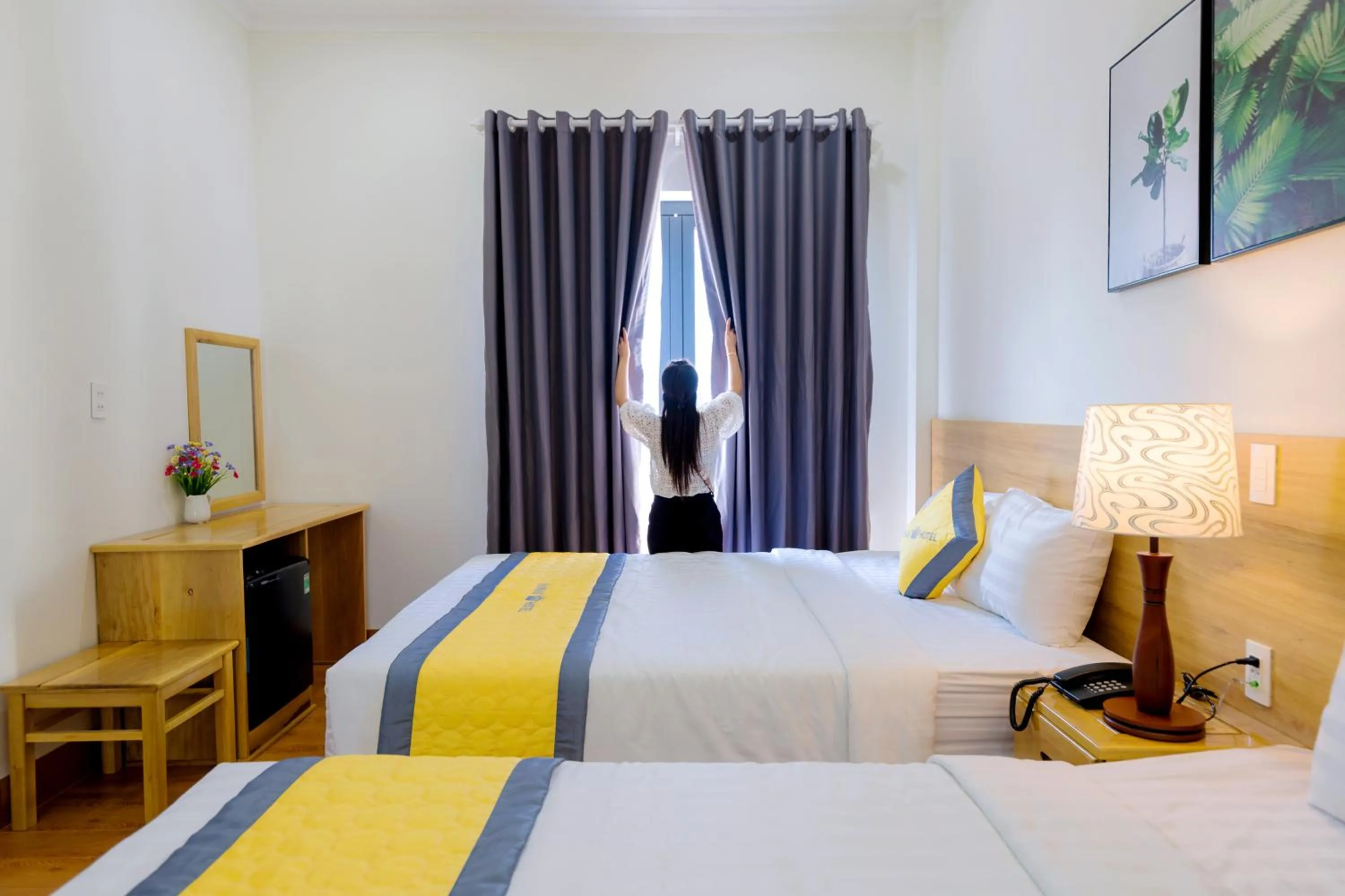 Bed in Hanah Hotel Phan Thiet