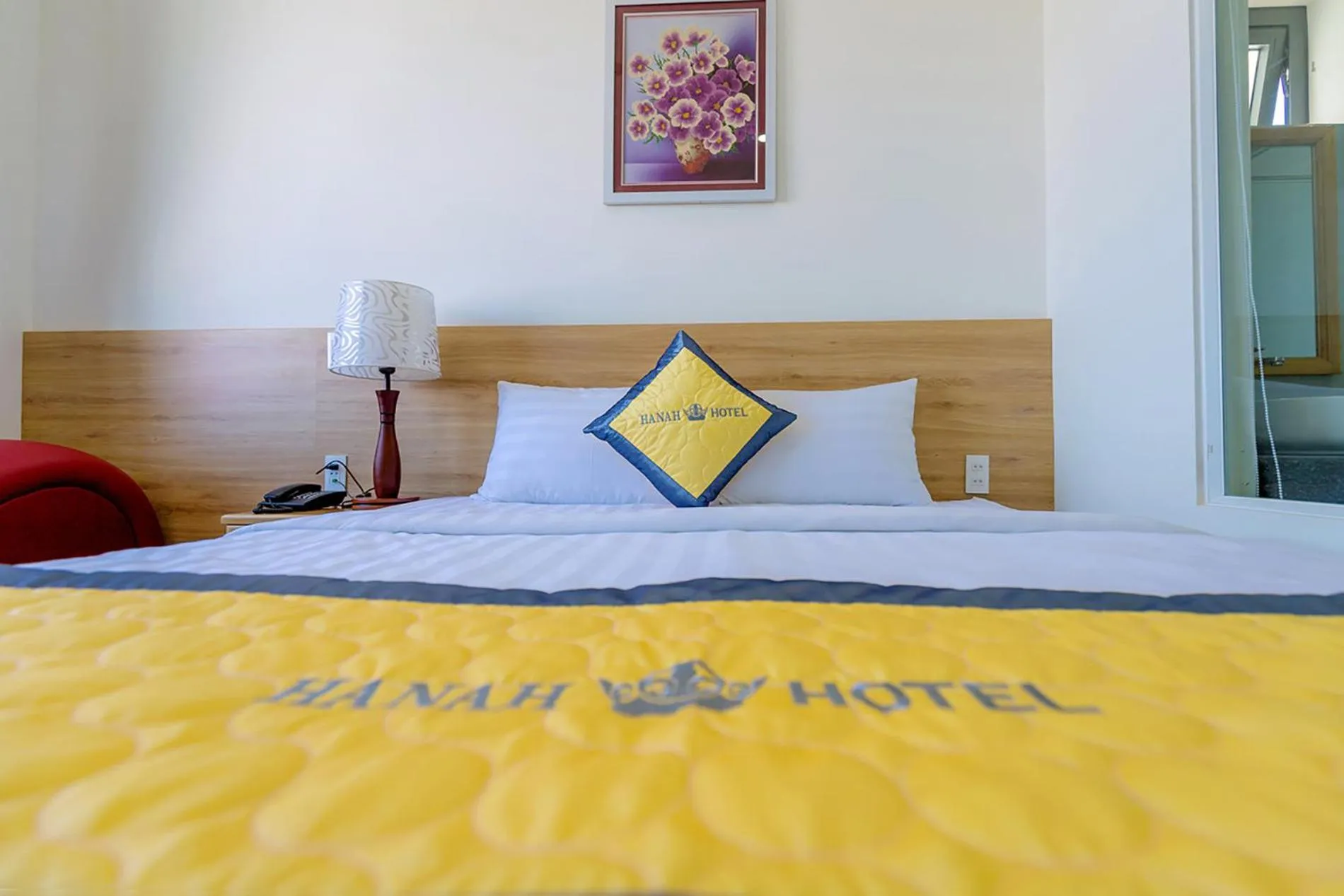 Bed in Hanah Hotel Phan Thiet