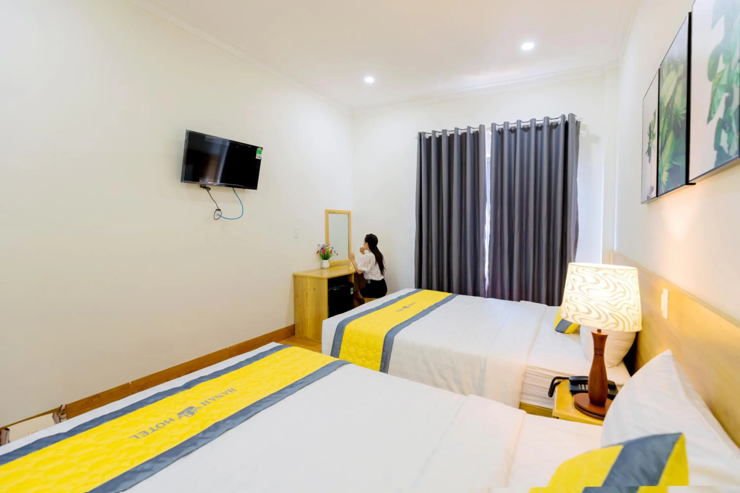 TV and multimedia, Bed in Hanah Hotel Phan Thiet
