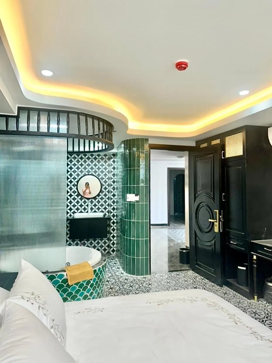 Photo of the whole room, Bed in Nereus Hotel