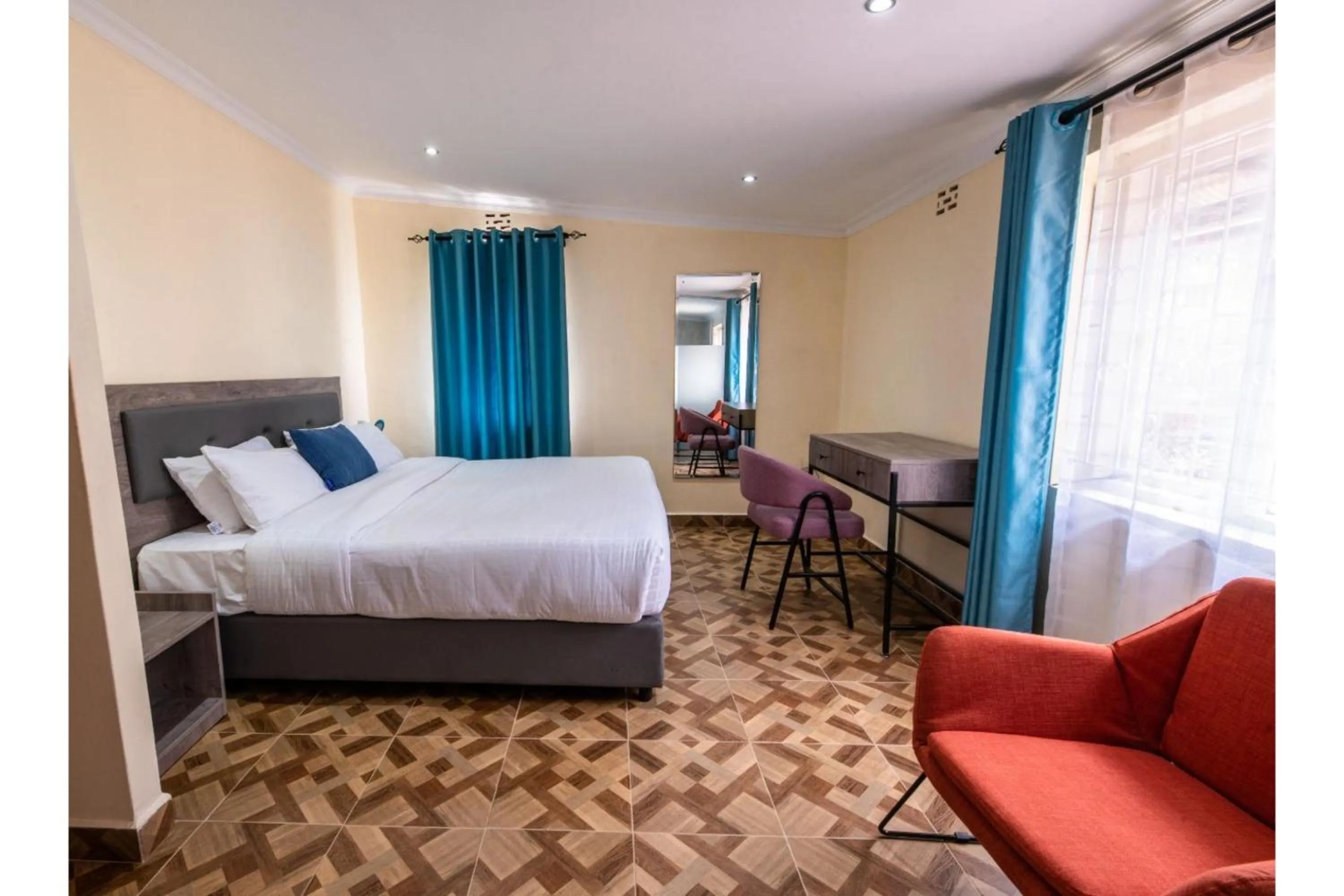 Bed in Kongoni House