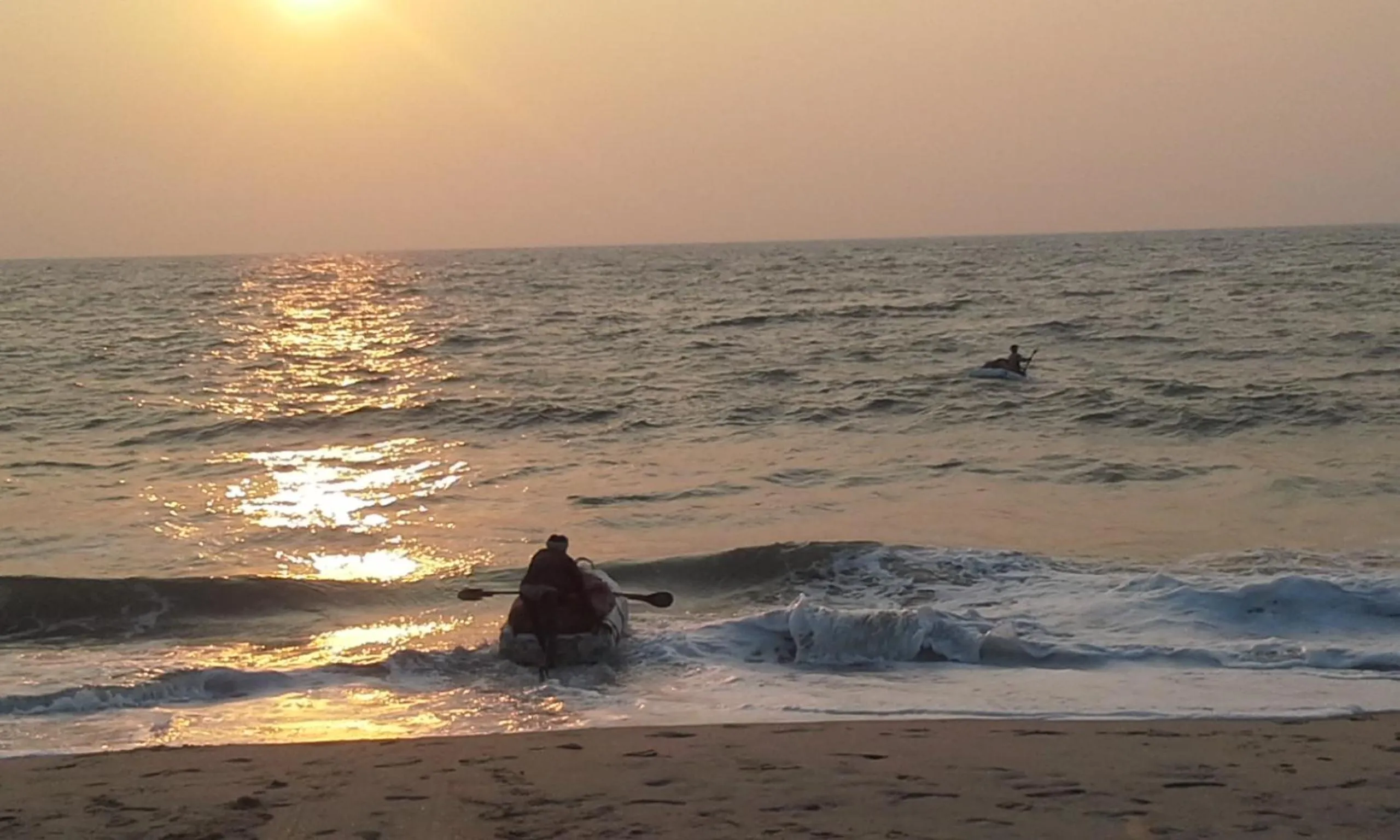 Beach in Marari Beach House