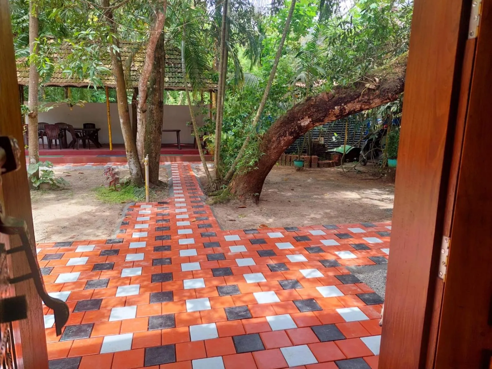 Garden in Marari Beach House