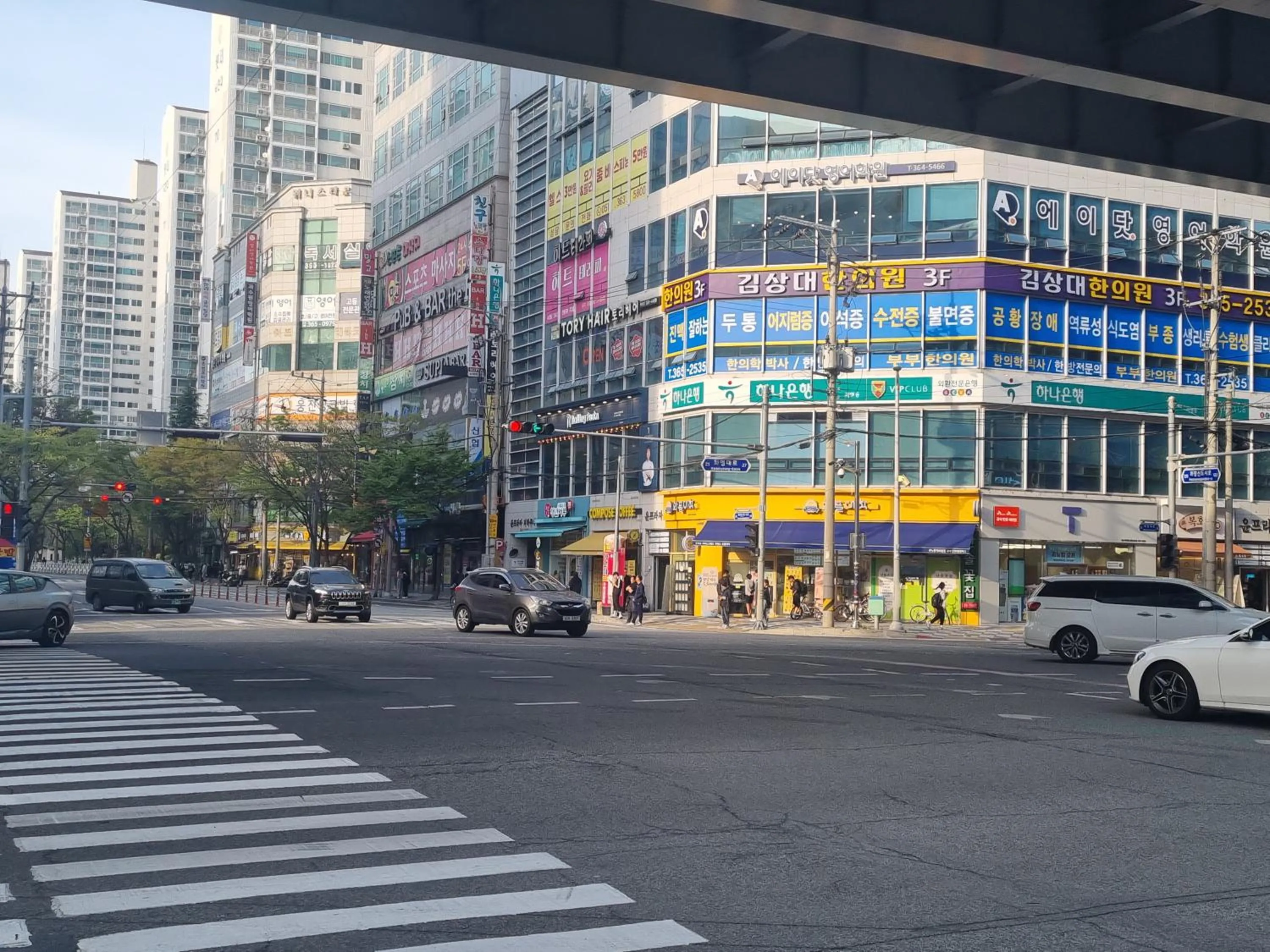 Street view in Hwamyeong Sky Hotel