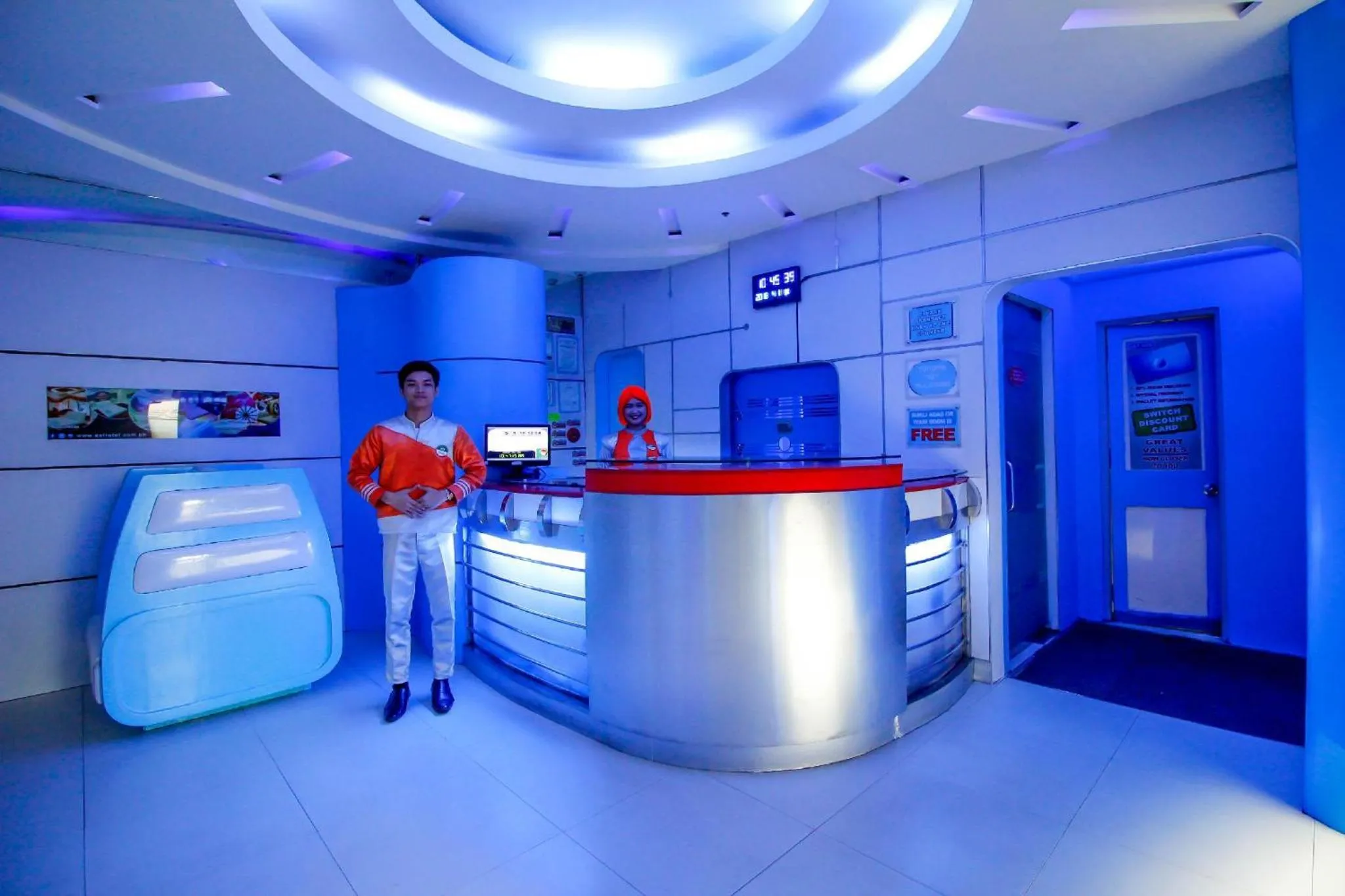 Lobby or reception in Astrotel Monumento
