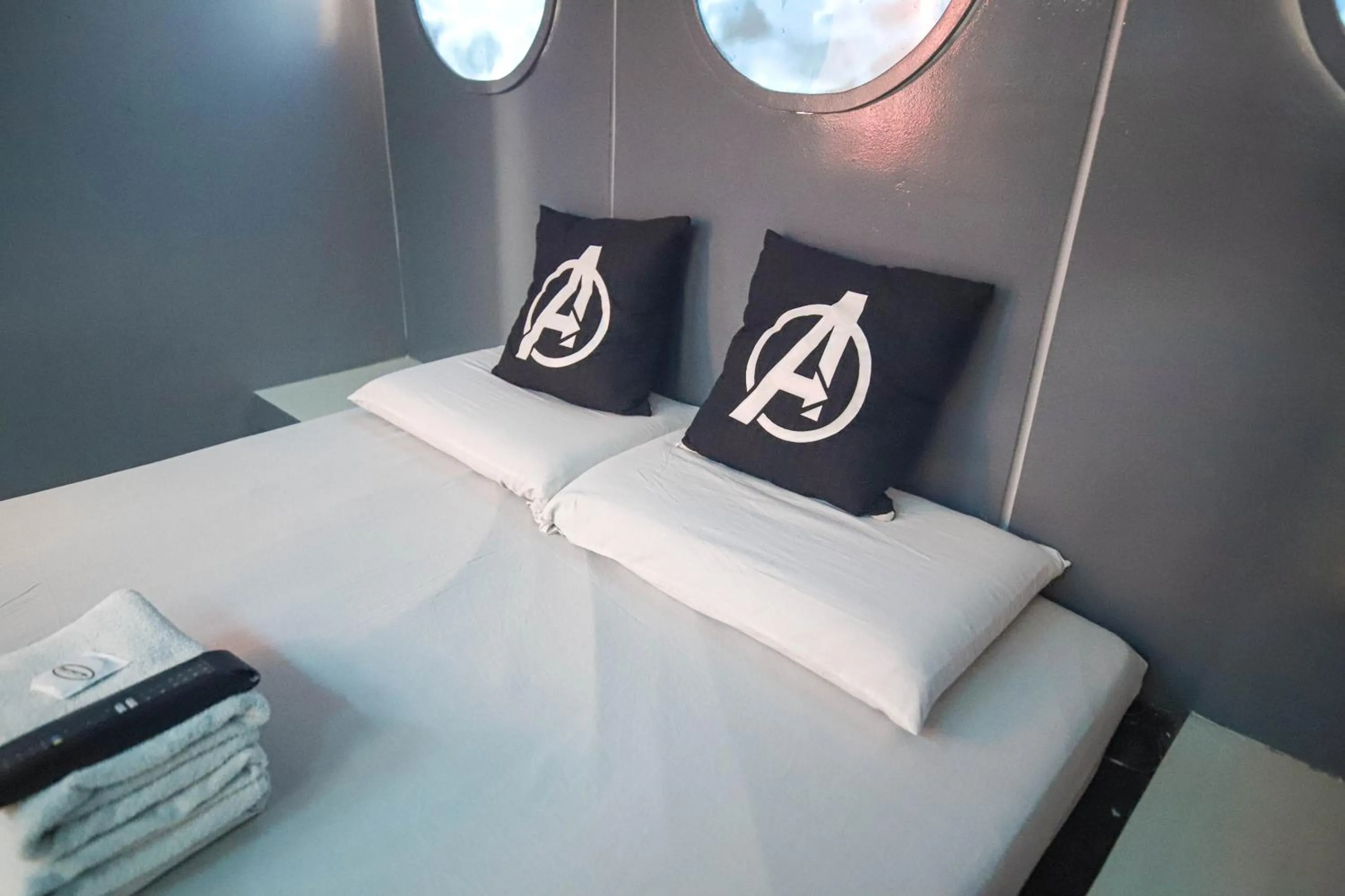 Bed in Astrotel Monumento