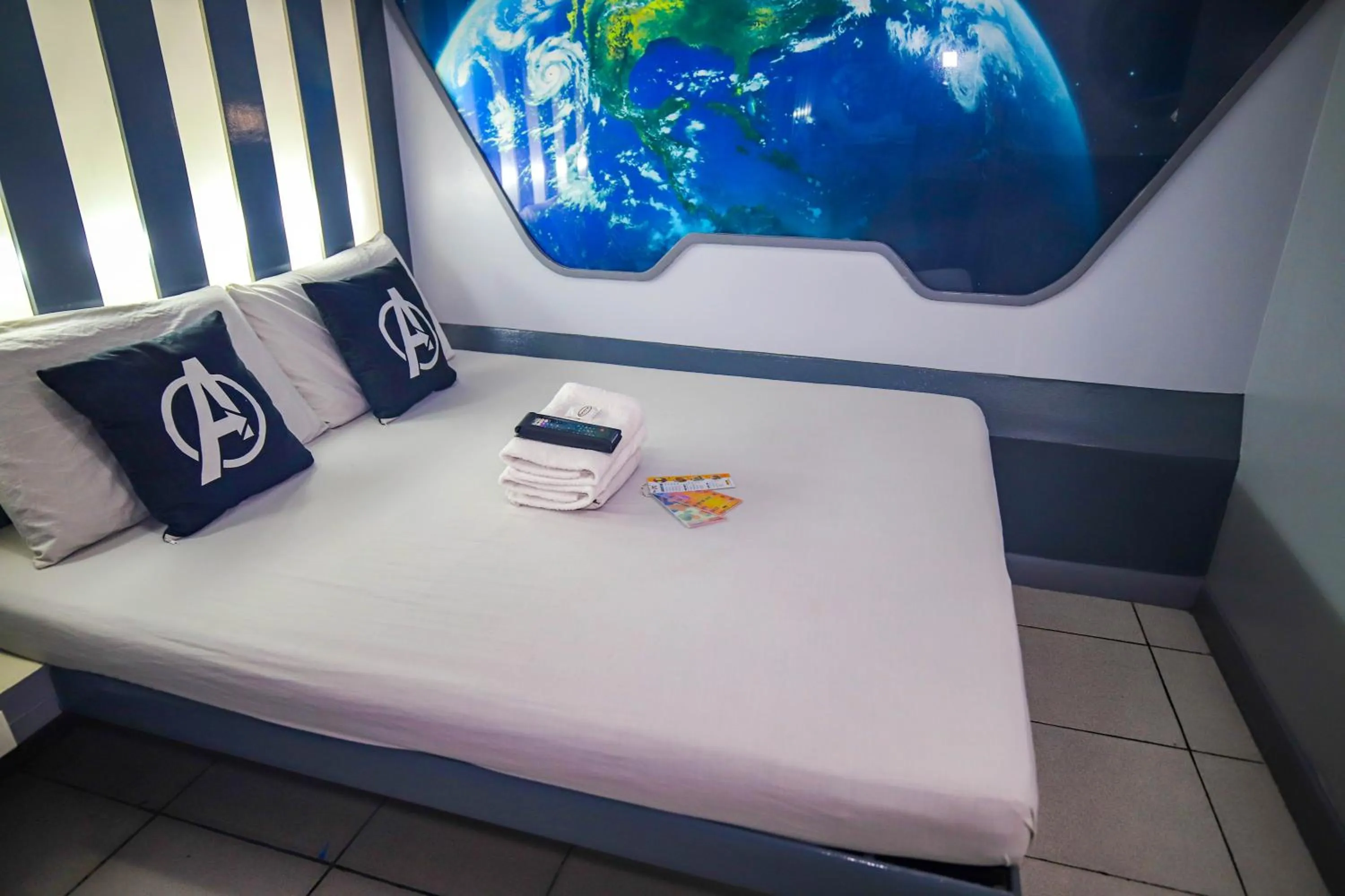 Bed in Astrotel Monumento