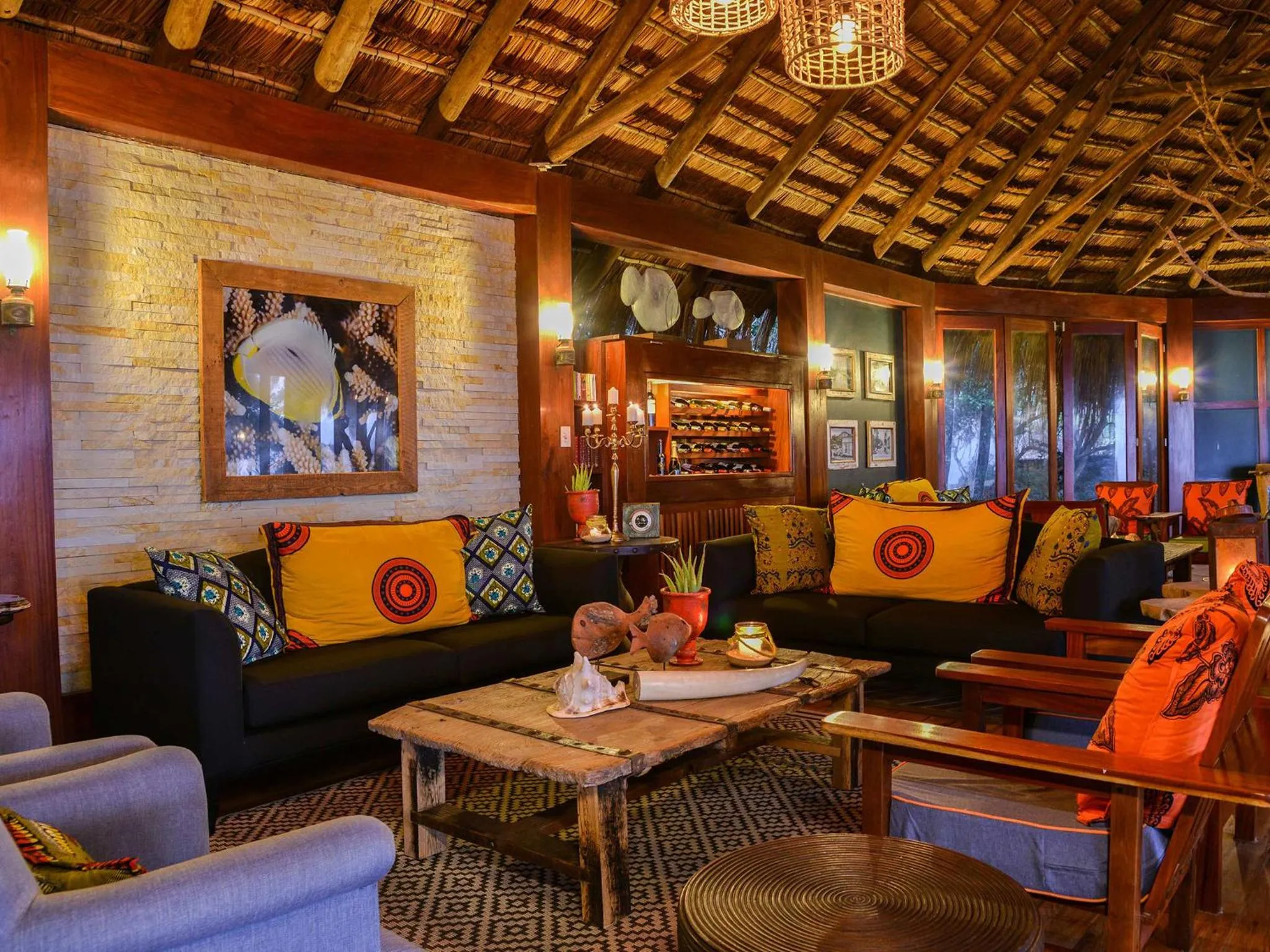 Lounge or bar in Machangulo Beach Lodge