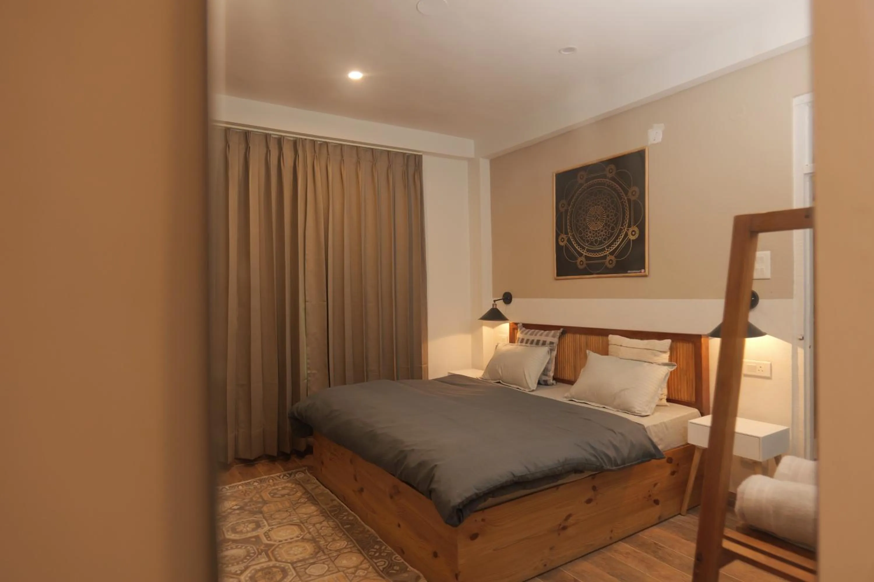 Bed in The Trippy Tribe Riverside Hostel Kasol