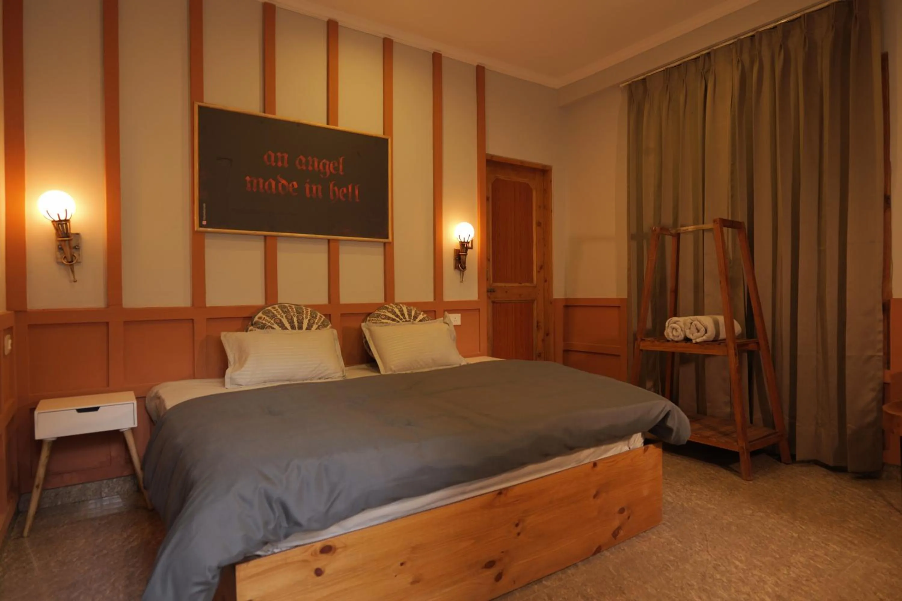 Bed in The Trippy Tribe Riverside Hostel Kasol