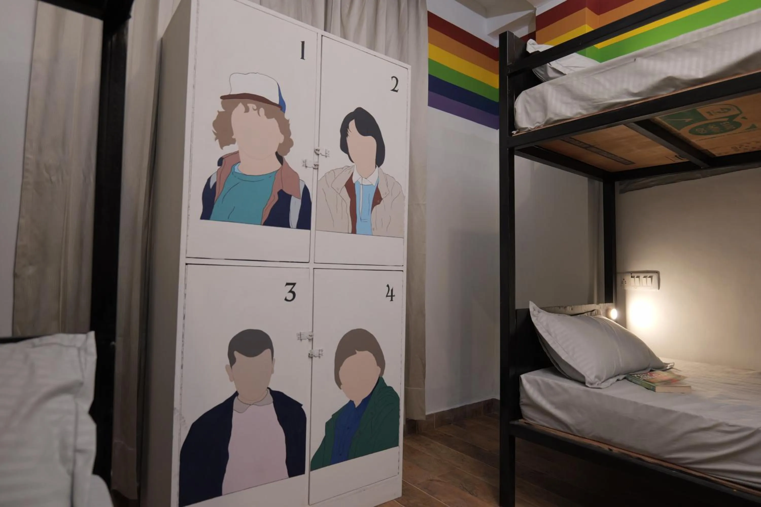 Bed in The Trippy Tribe Riverside Hostel Kasol