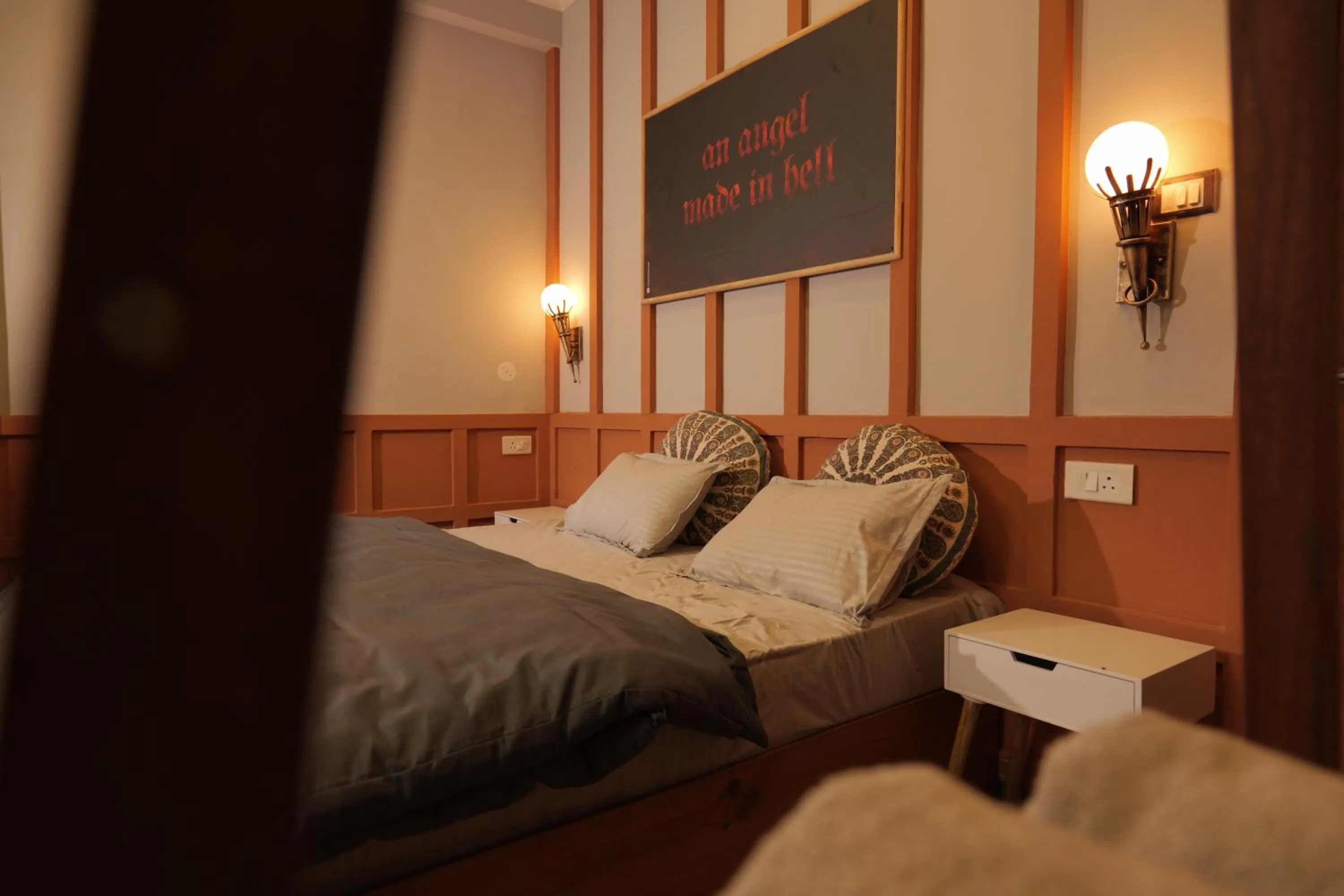 Bed in The Trippy Tribe Riverside Hostel Kasol