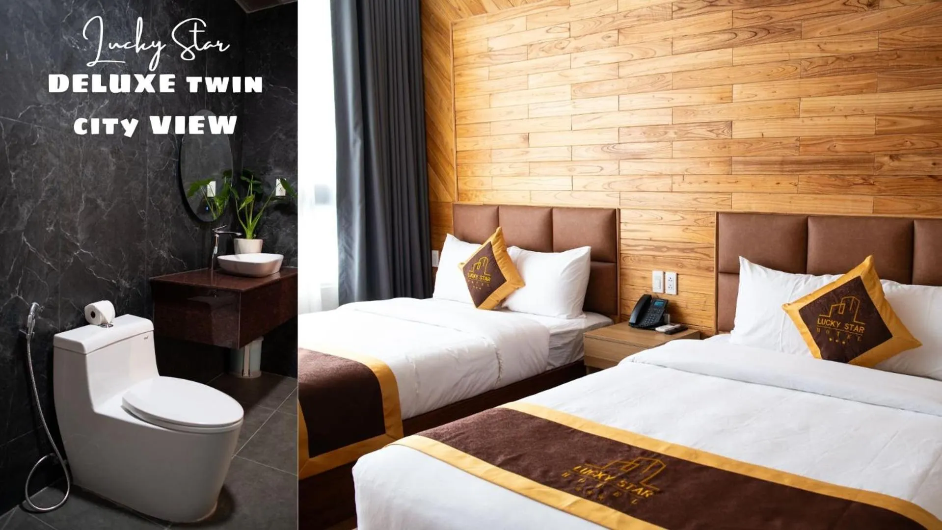 Bed in LuckyStar Hotel