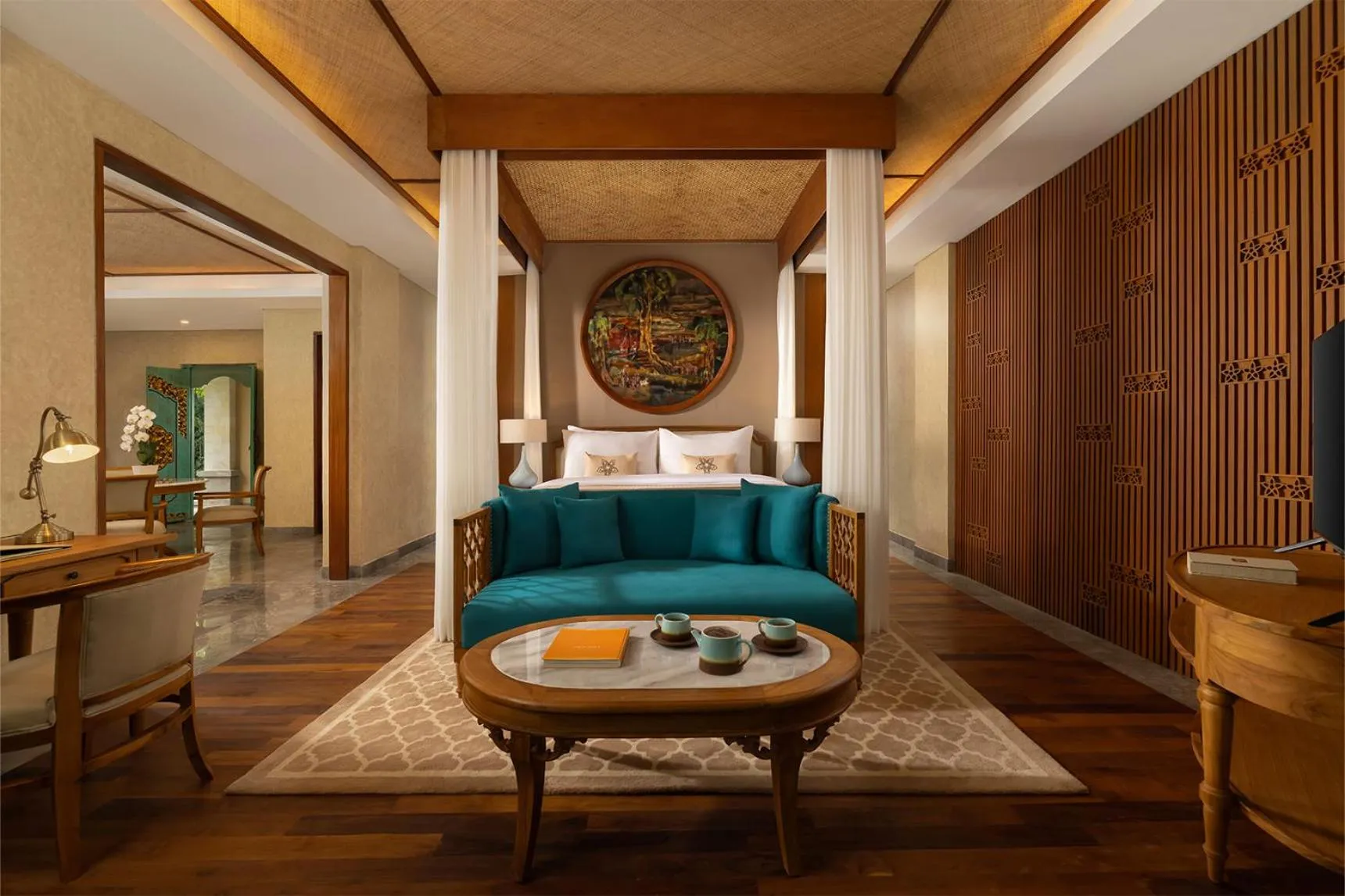 Bed in Abisena Wellness & Resort Ubud-Adult Only