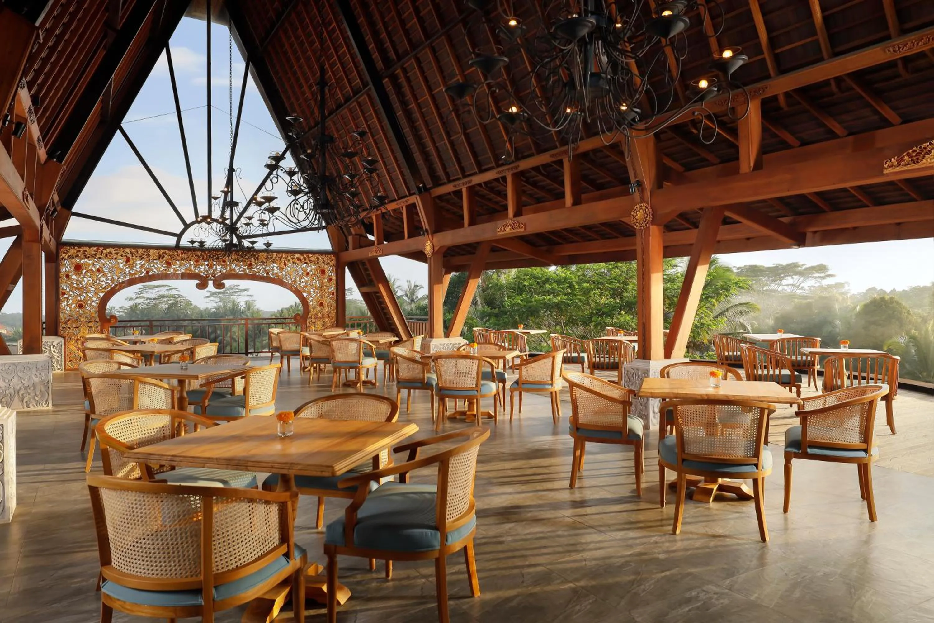 Restaurant/places to eat in Abisena Wellness & Resort Ubud-Adult Only