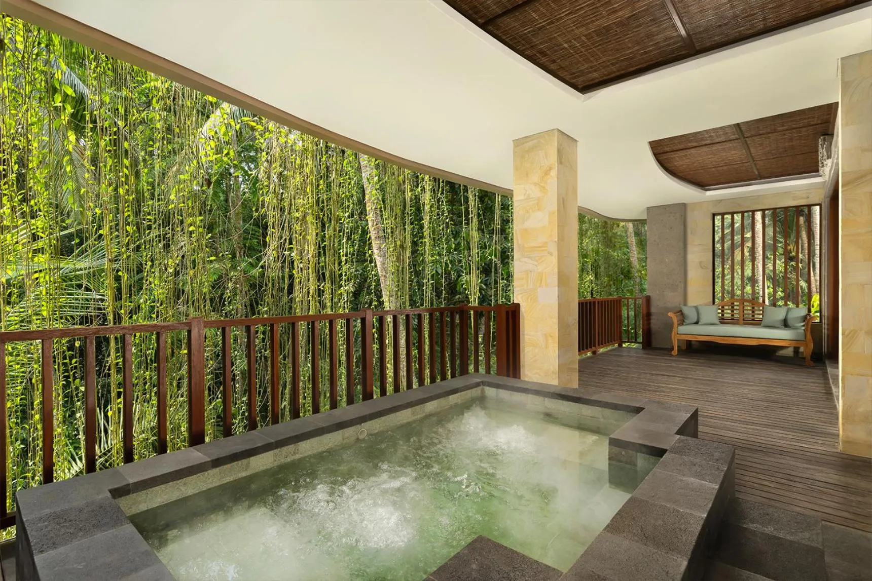 Patio in Abisena Wellness & Resort Ubud-Adult Only