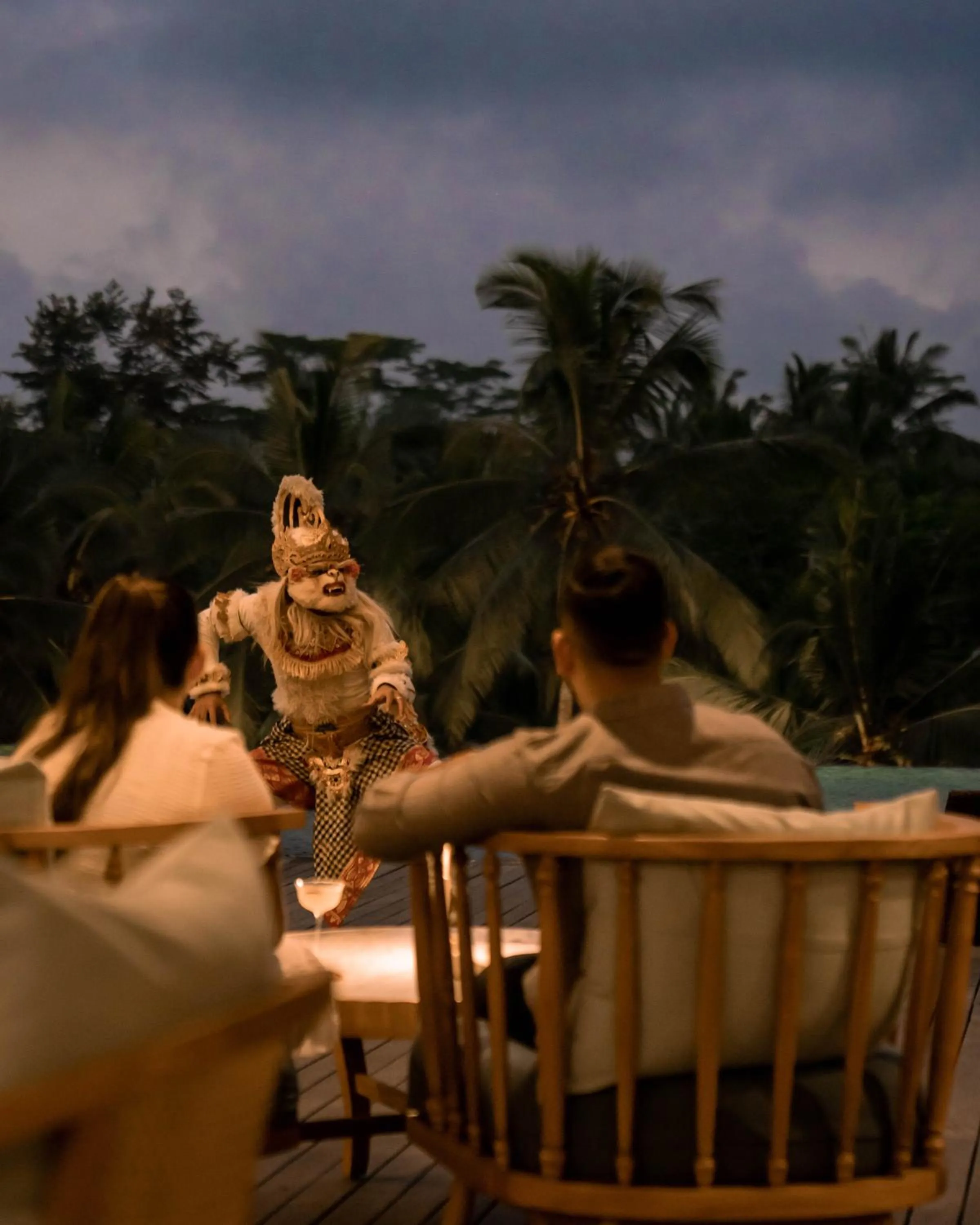 Evening entertainment in Abisena Wellness & Resort Ubud-Adult Only