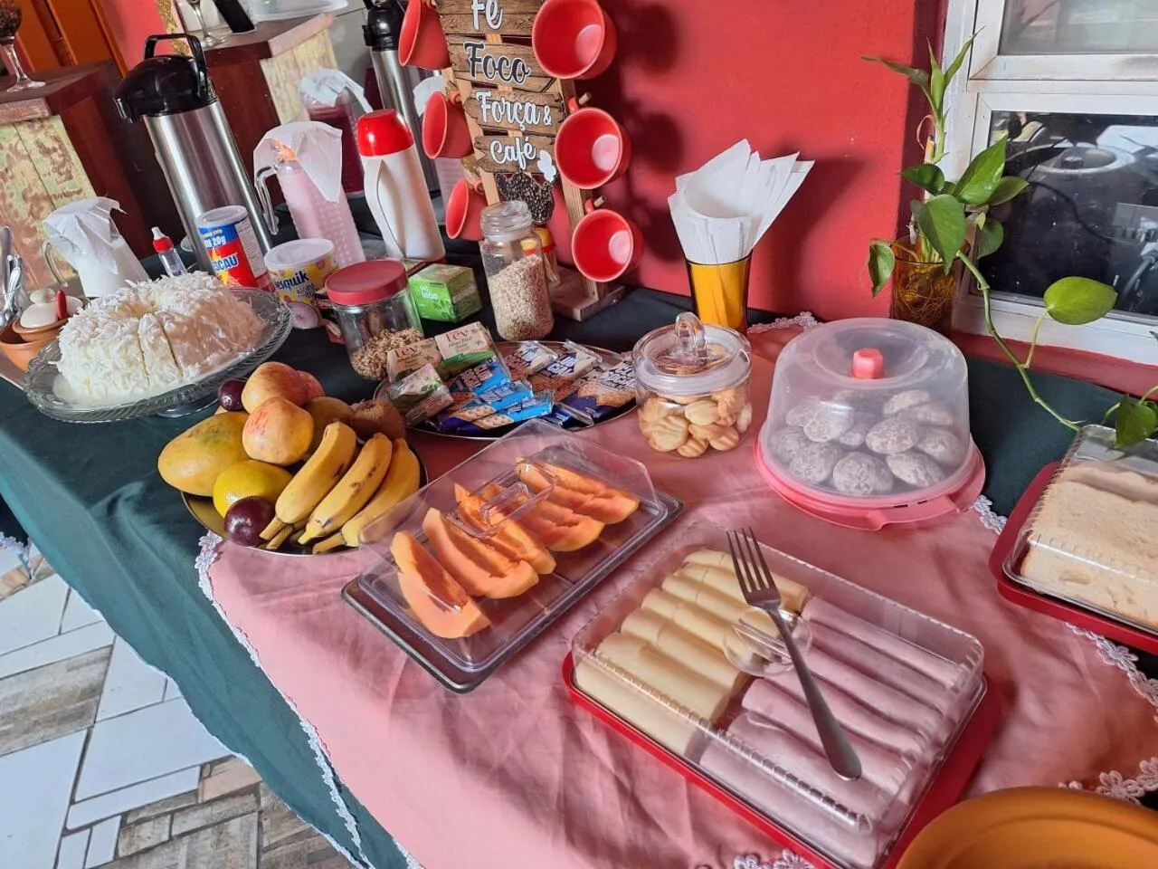 Breakfast in Pousada Aconchego Recanto Do Mar