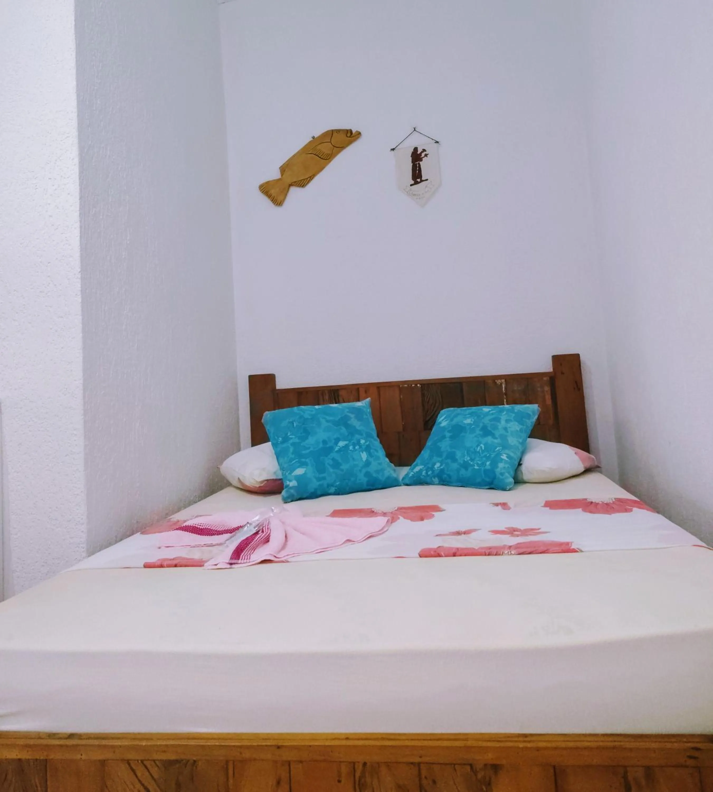 Bed in Pousada Aconchego Recanto Do Mar