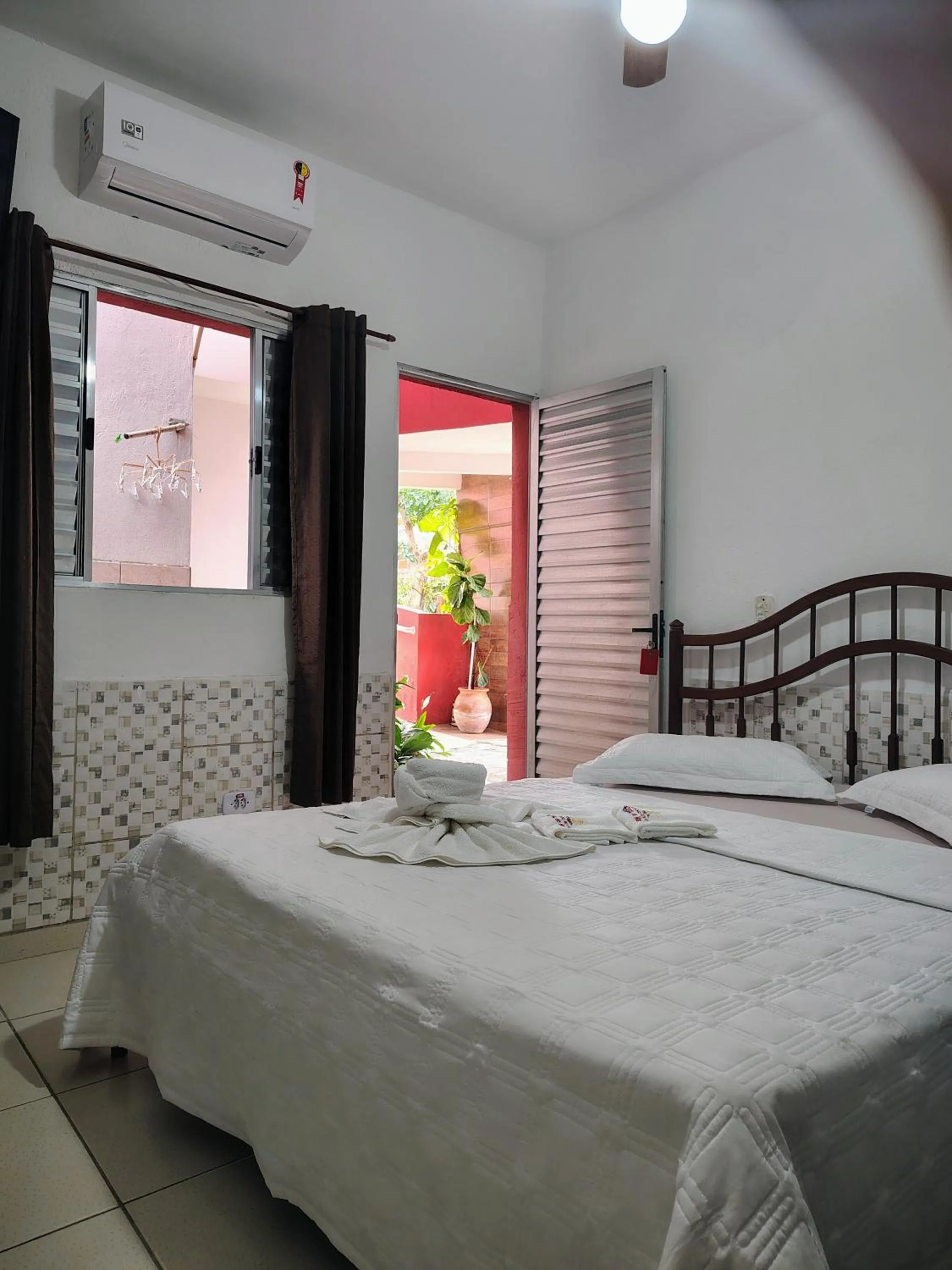 Bed in Pousada Aconchego Recanto Do Mar