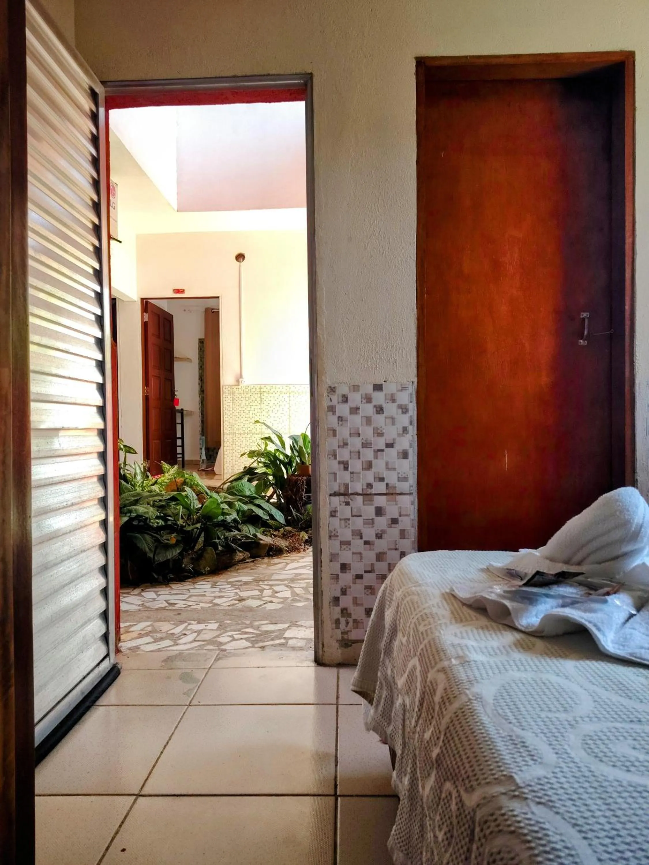 Bed in Pousada Aconchego Recanto Do Mar