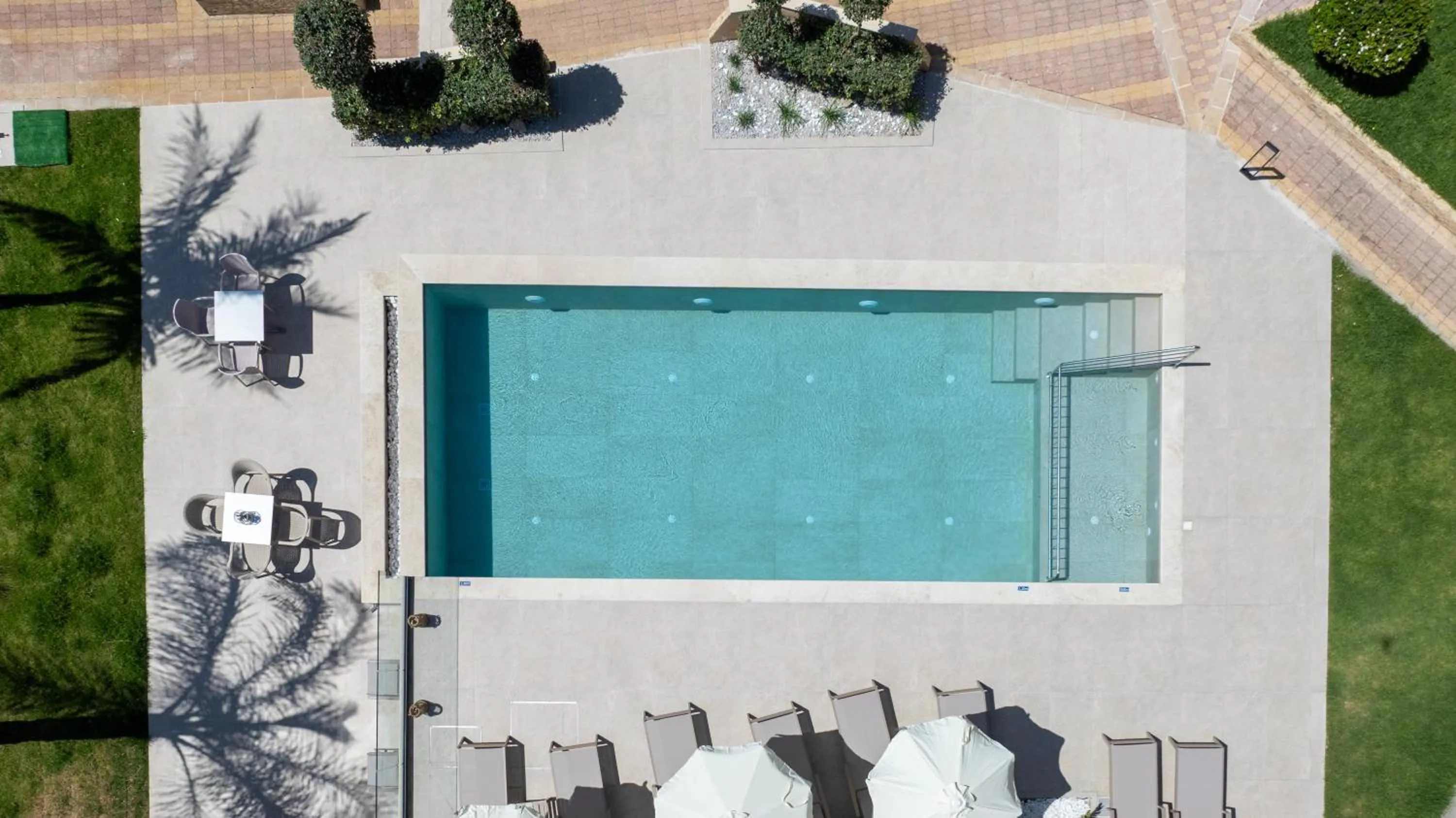 Swimming pool in Eko Suites