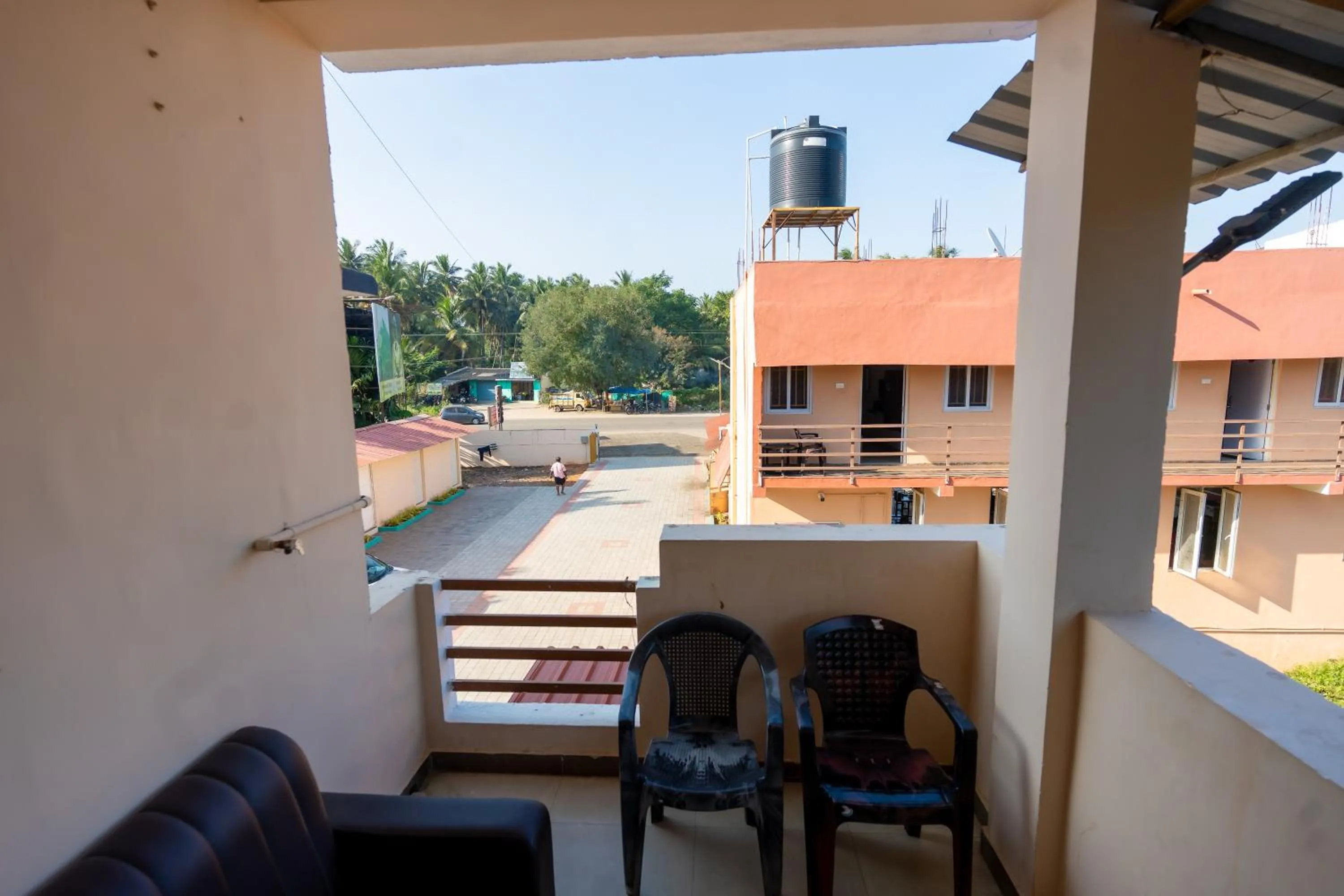 Balcony/Terrace in Aryas Residency- Near Isha Foundation Coimbatore & Karunya University
