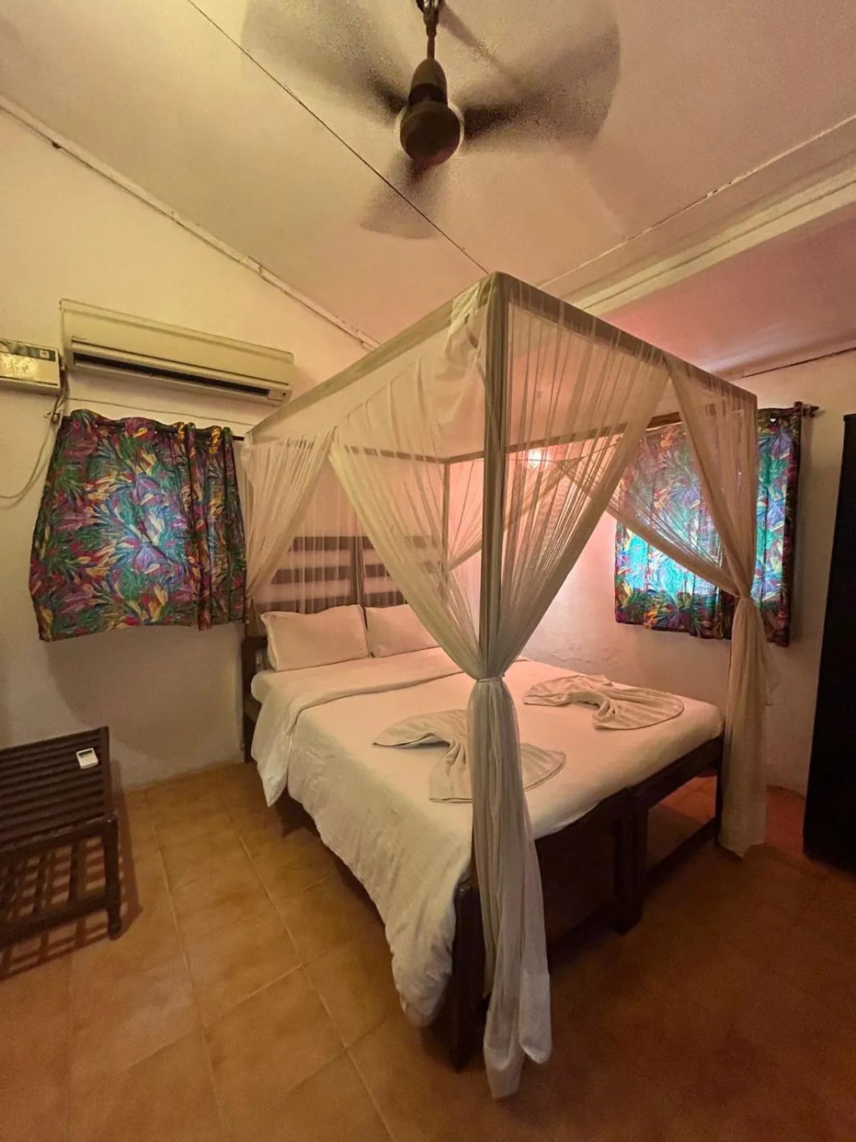 Bed in Ocean View Goan Beach House