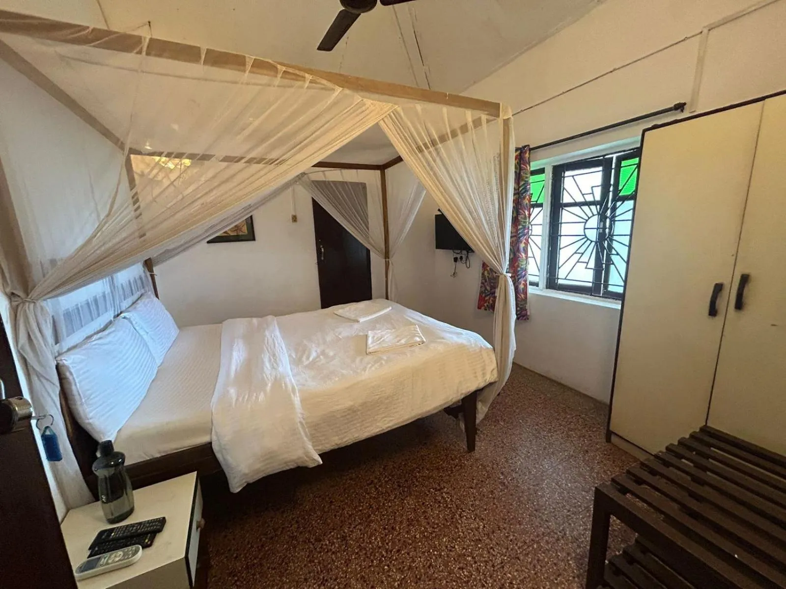 Bedroom, Bed in Ocean View Goan Beach House