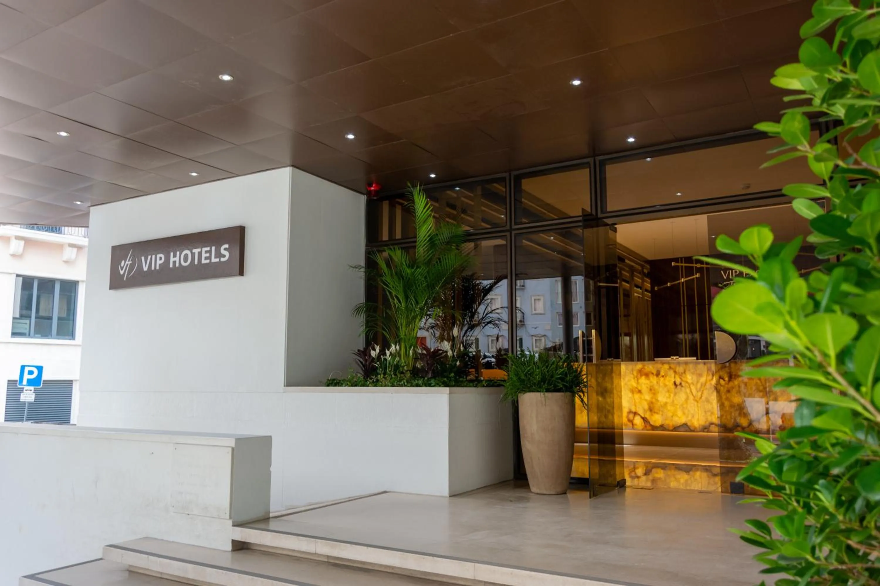 Lobby or reception in VIP Executive Suites do Marquês Hotel