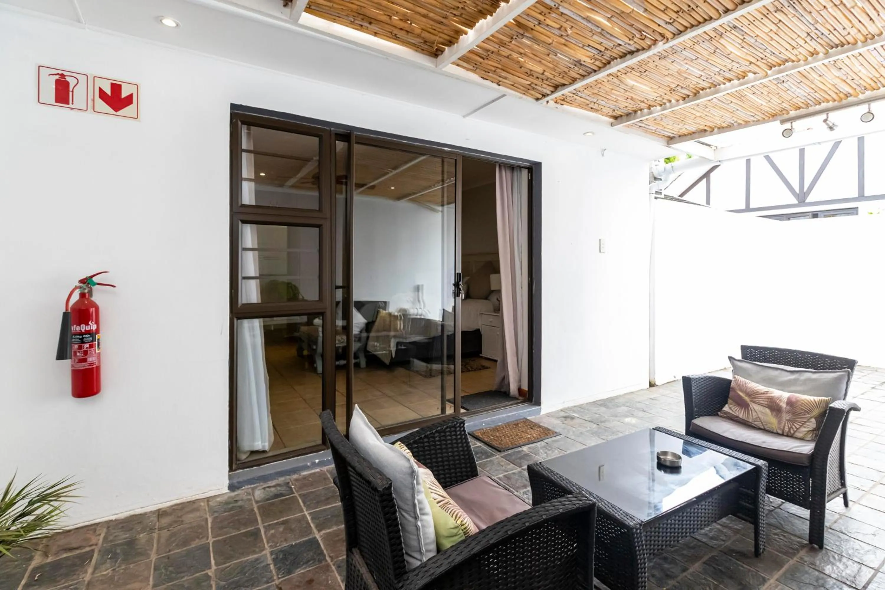 Patio in Fish Eagle Manor