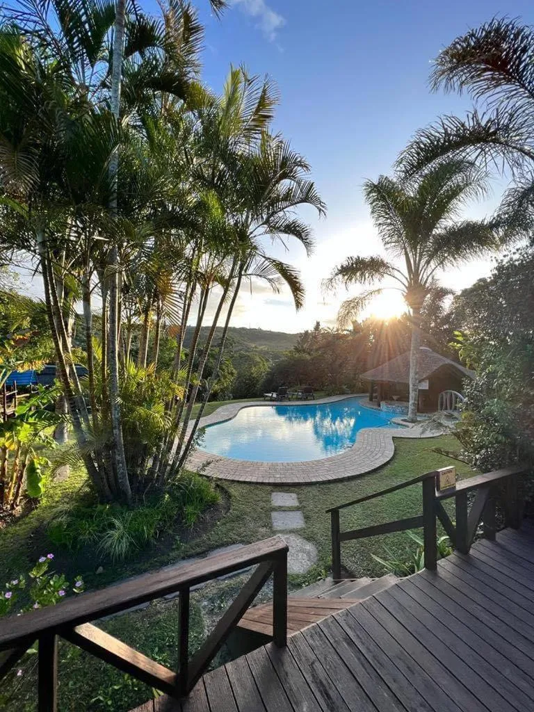 Swimming pool in Fish Eagle Manor