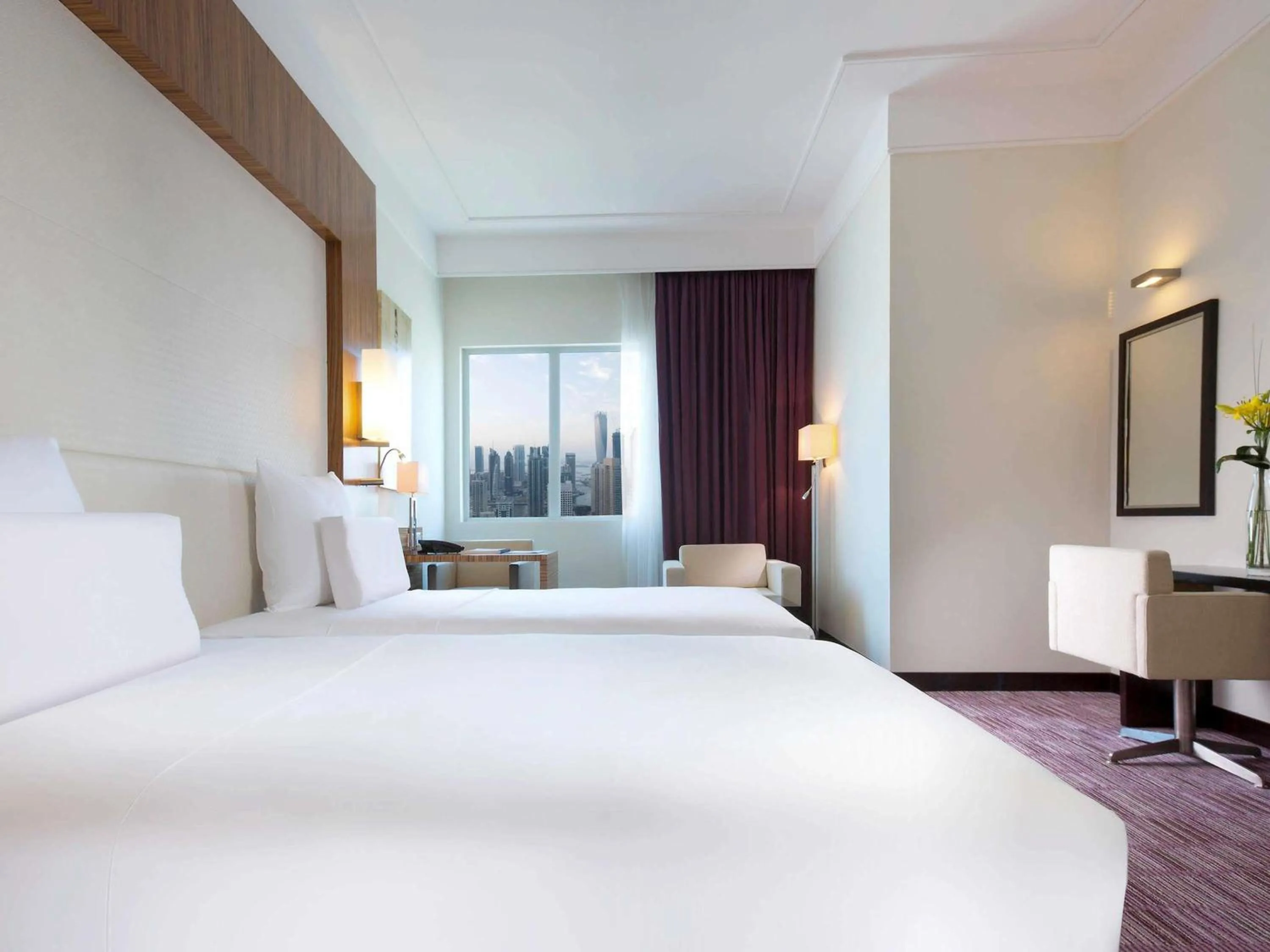 Bedroom, Bed in Pullman Dubai Jumeirah Lakes Towers