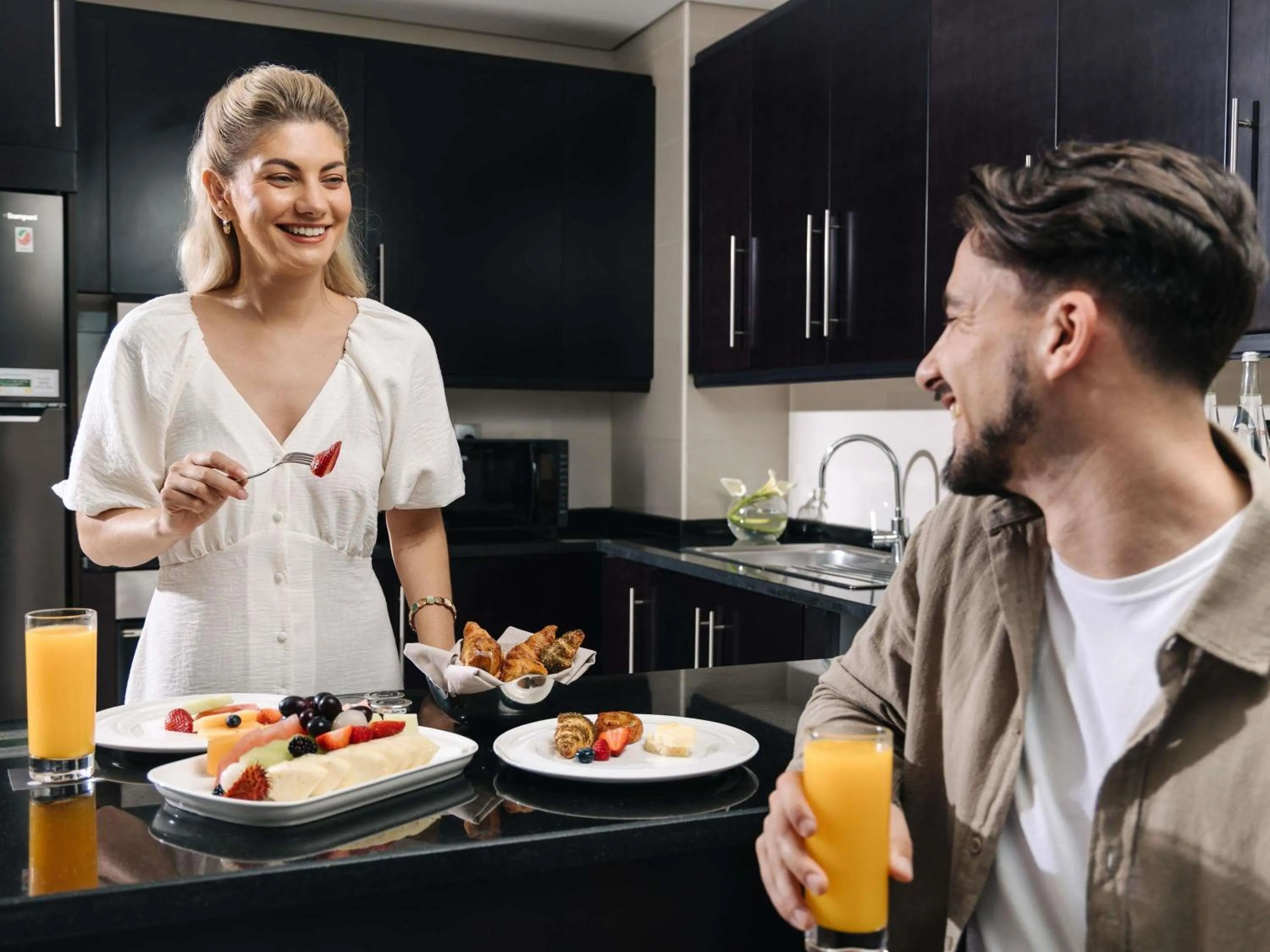 Bedroom in Pullman Dubai Jumeirah Lakes Towers