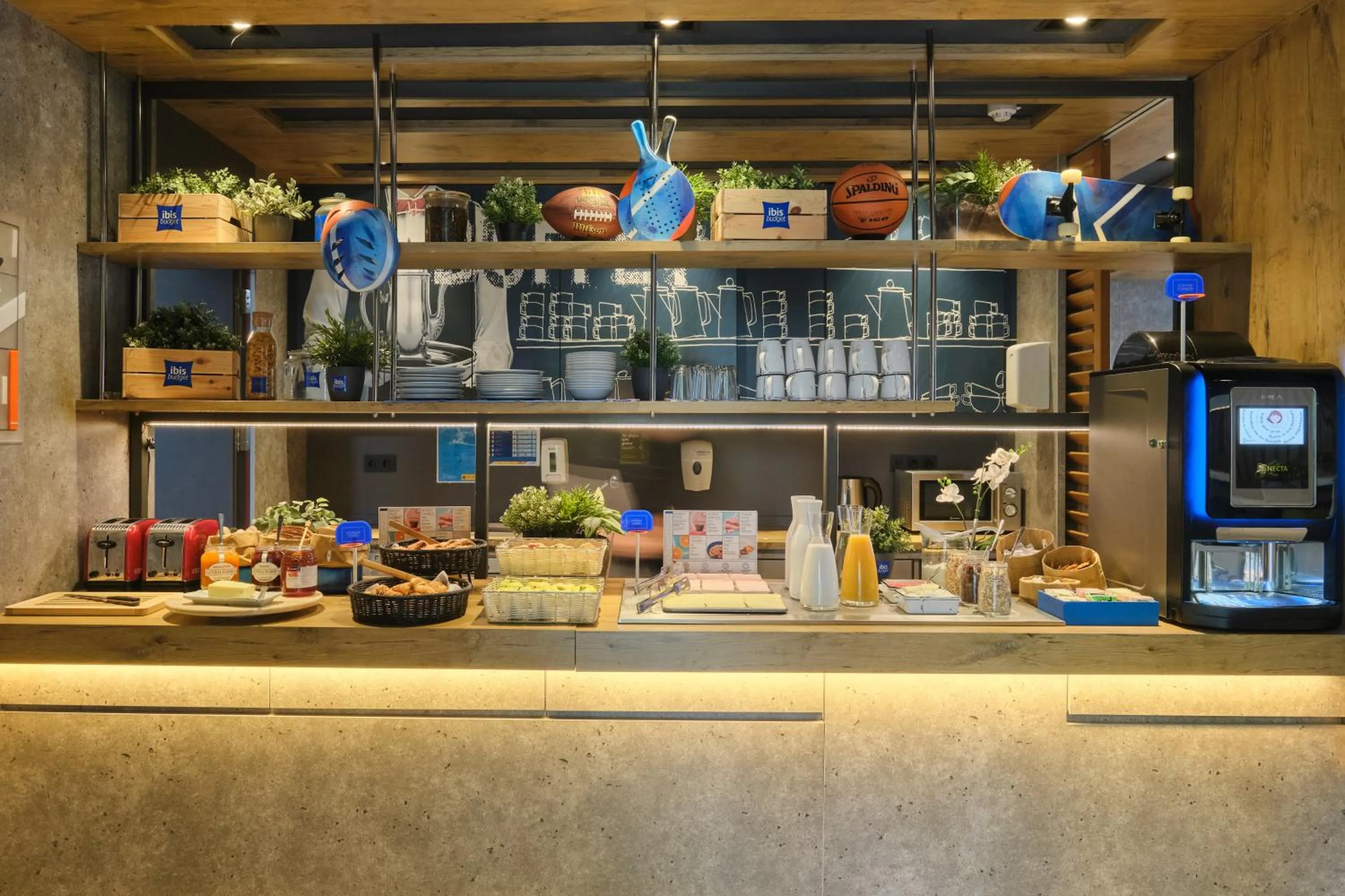 Breakfast in Ibis Budget Madrid Calle 30