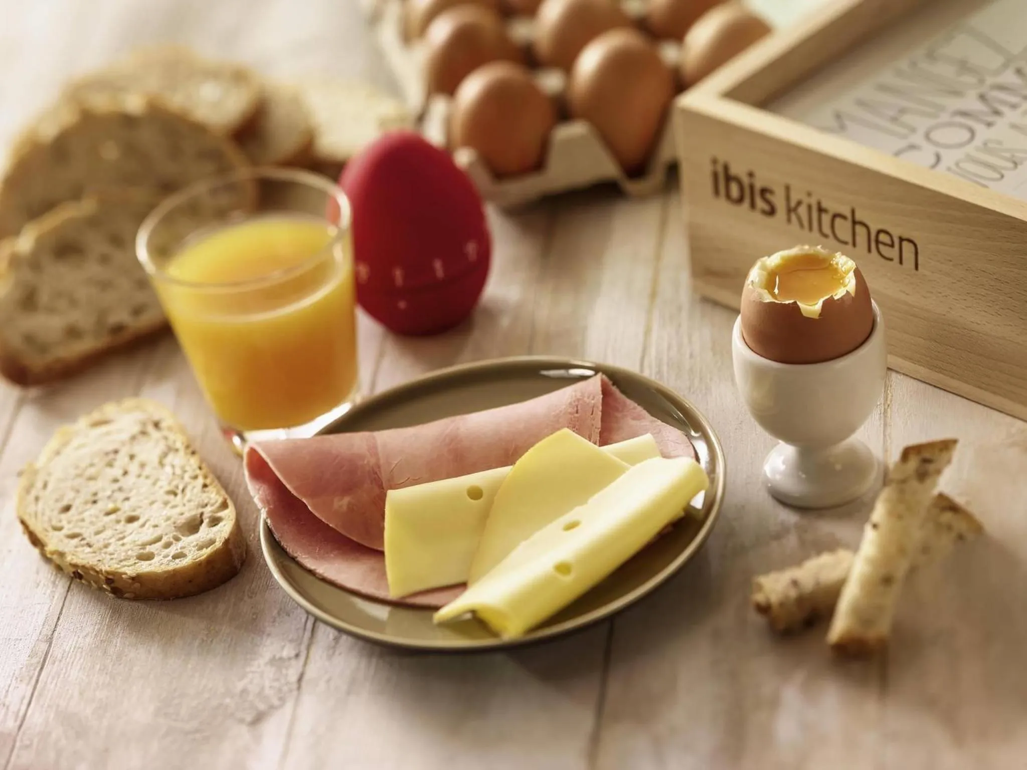 Breakfast in ibis Saintes