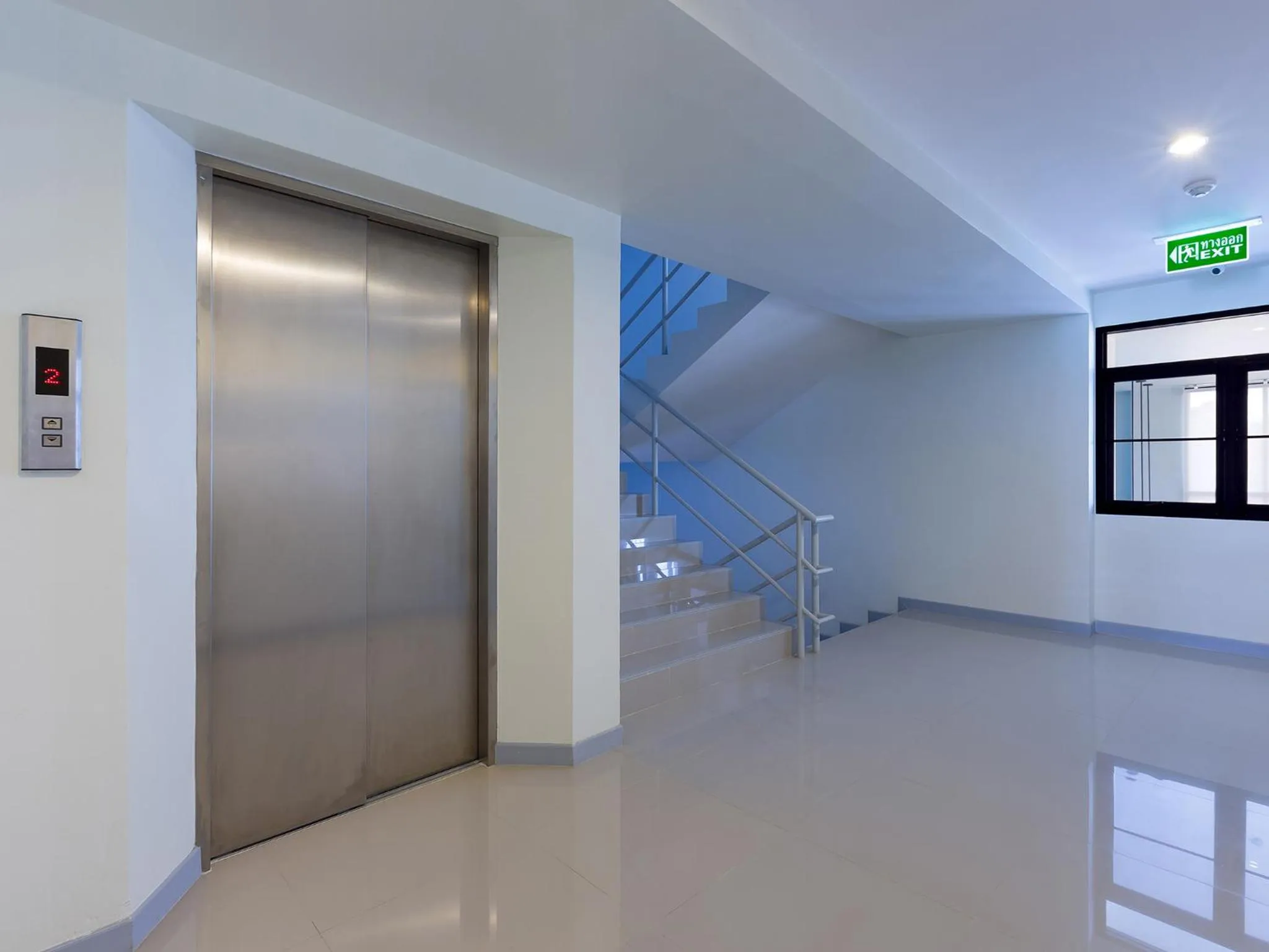 elevator in HOP INN Kanchanaburi Building A