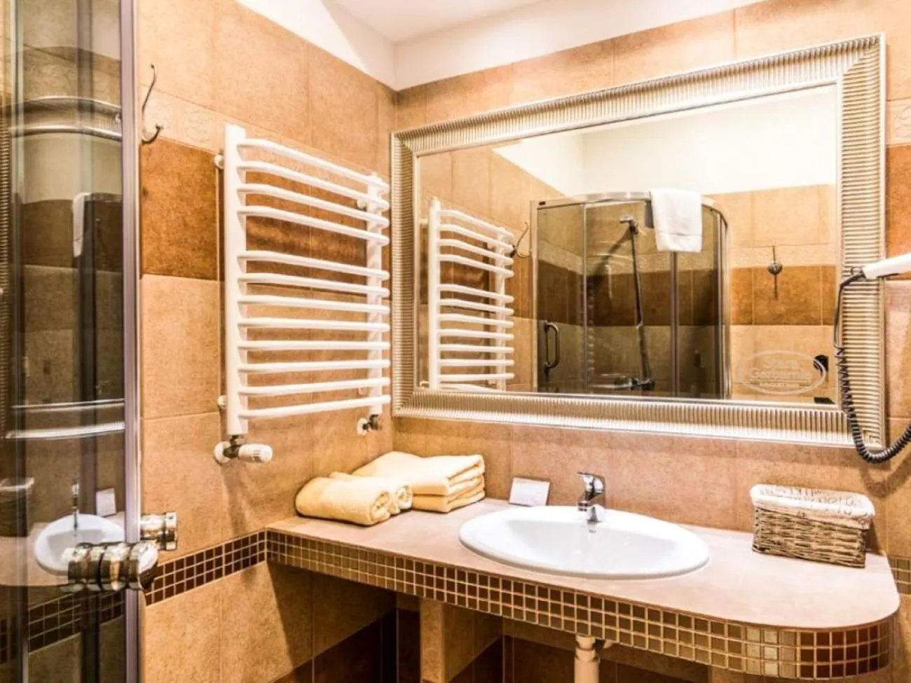 Shower in Hotel Stara Garbarnia