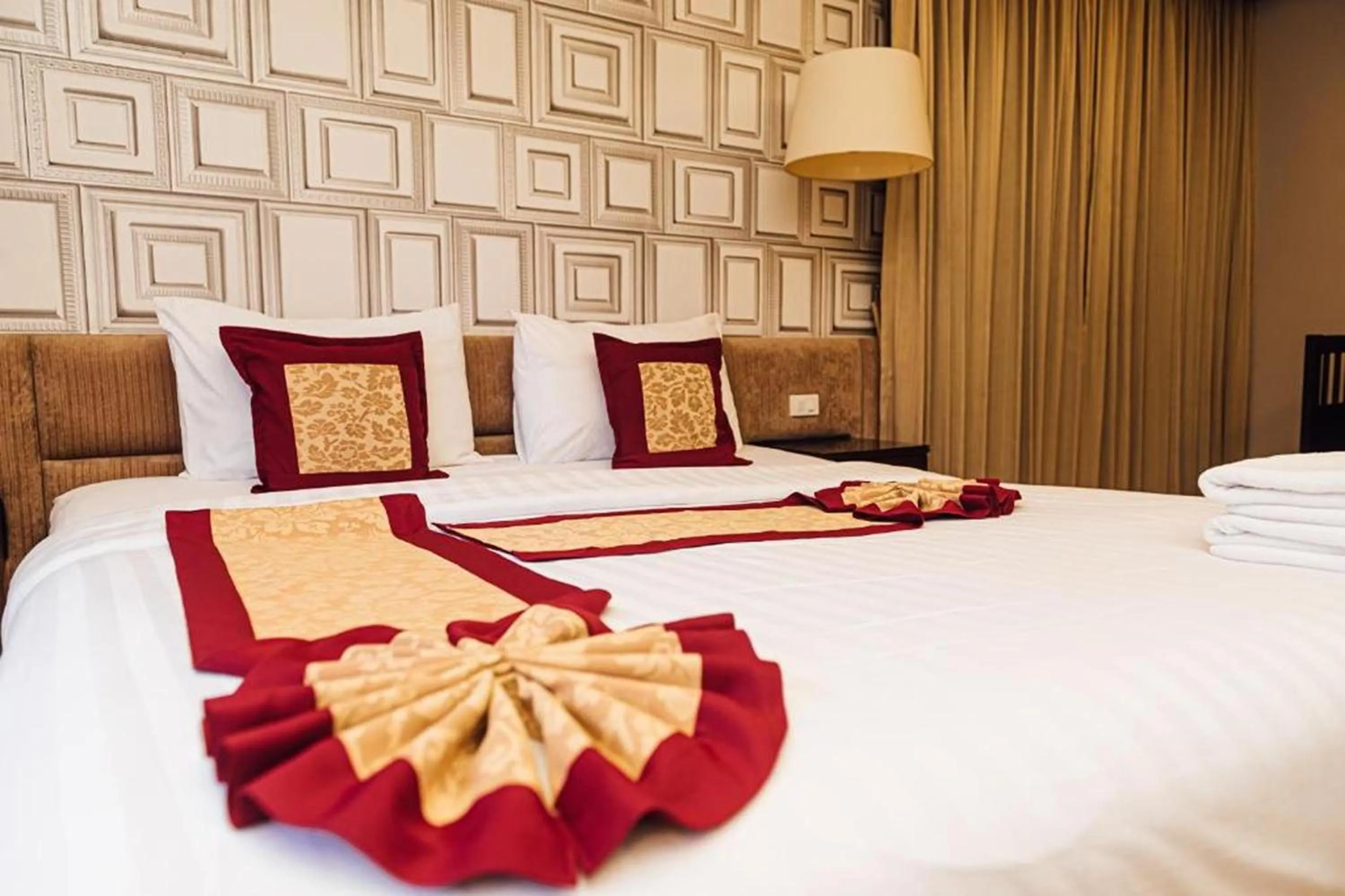 Bed in Gazebo Resort Pattaya