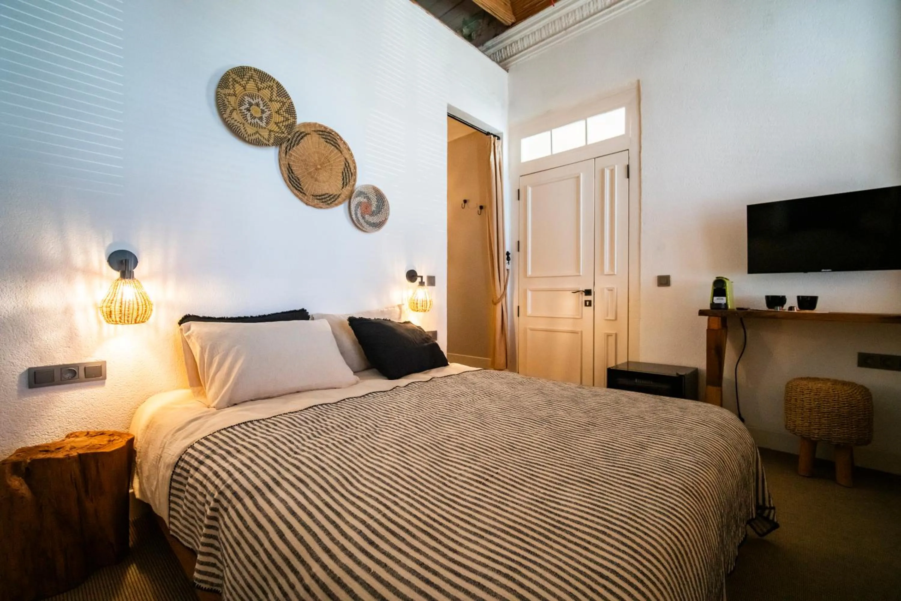 Bed in Notarius Hotel Bodrum