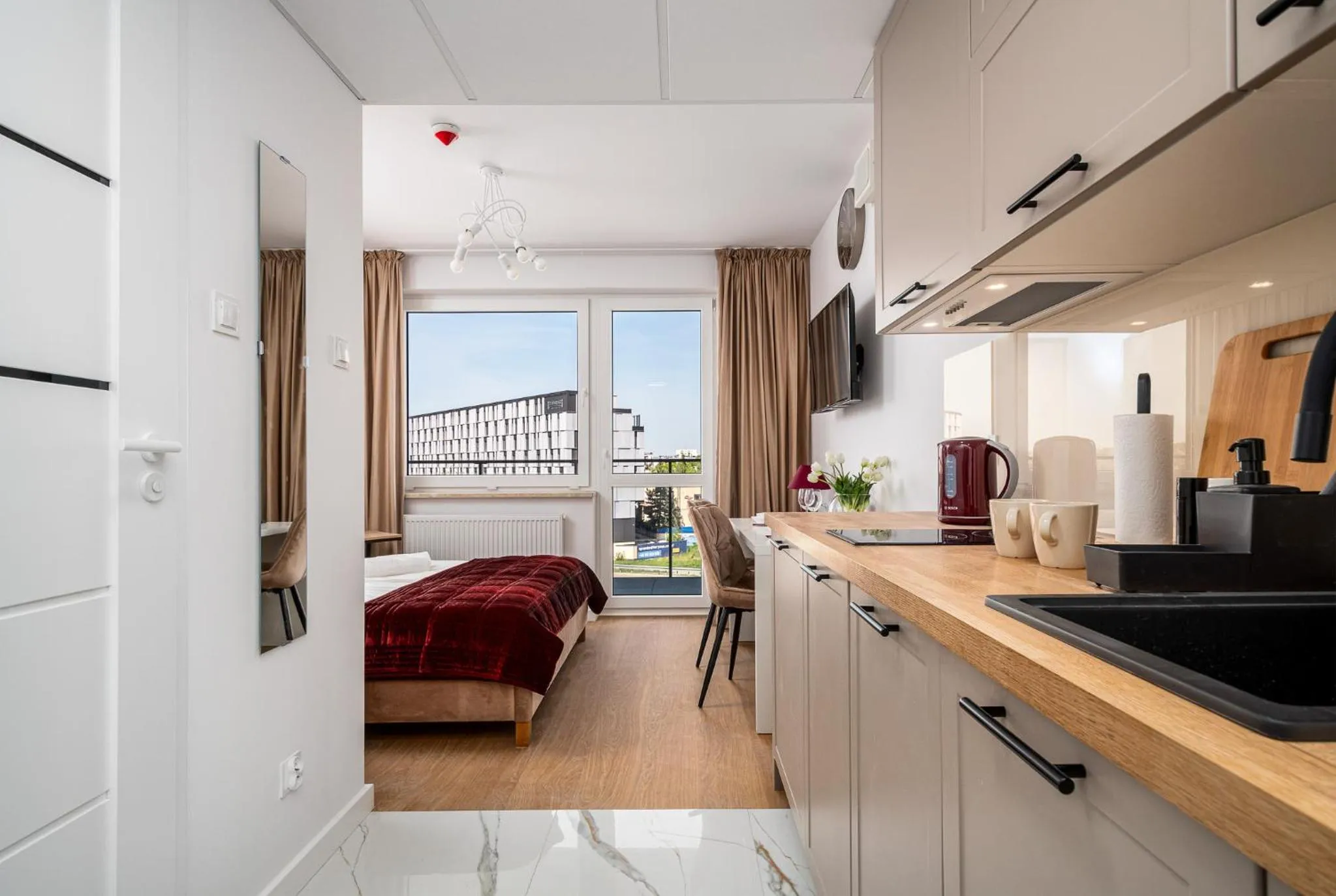 Bed in Pileckiego Residence