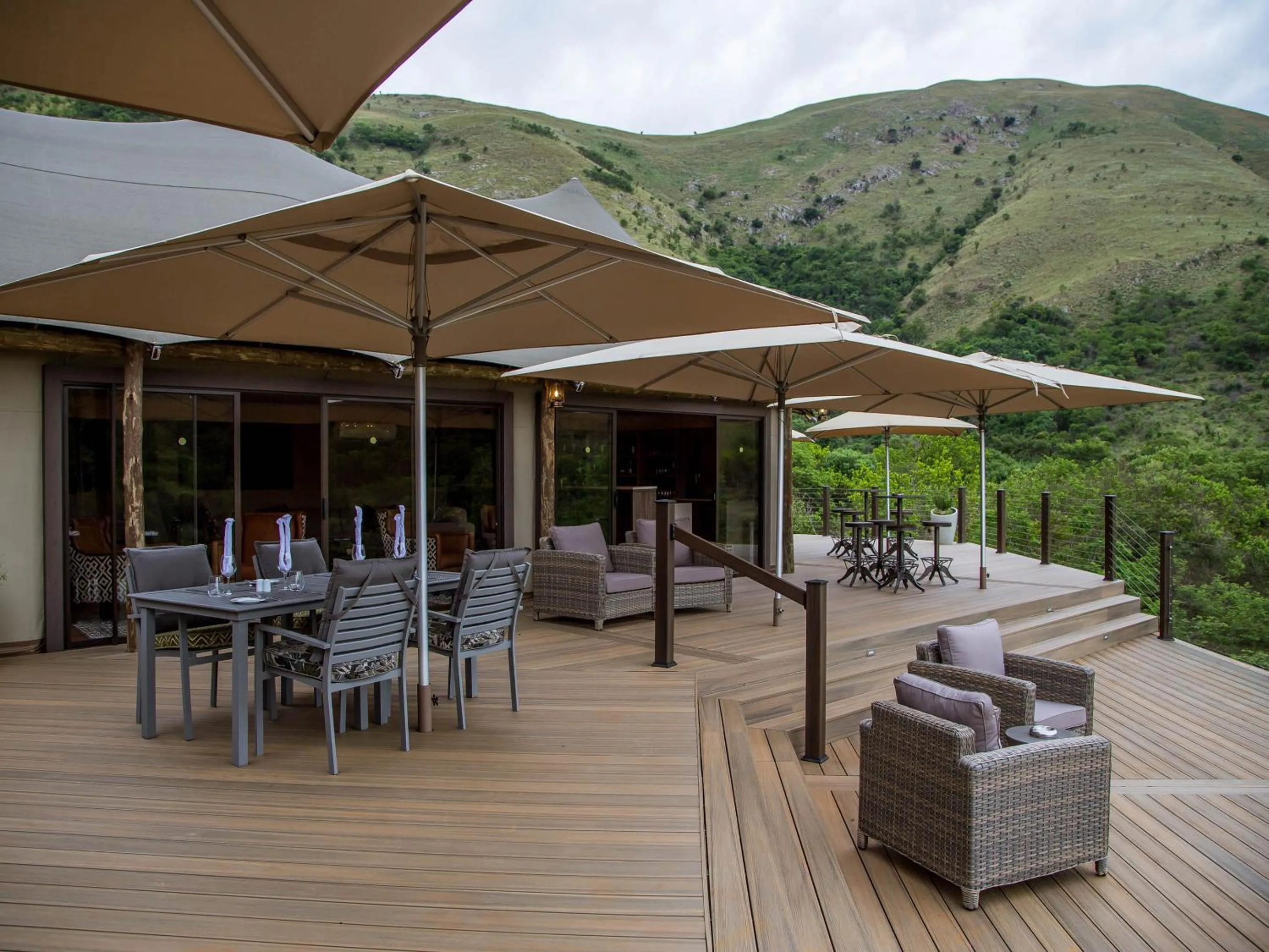 Patio in Nkomazi Game Reserve by NEWMARK