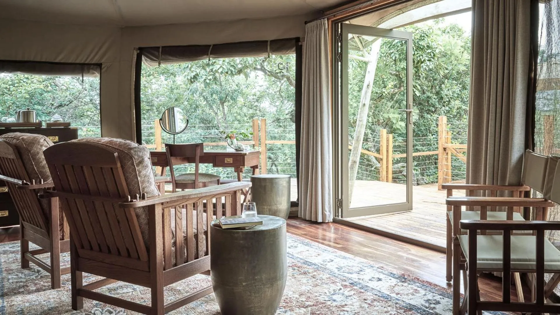 Seating area in Nkomazi Game Reserve by NEWMARK