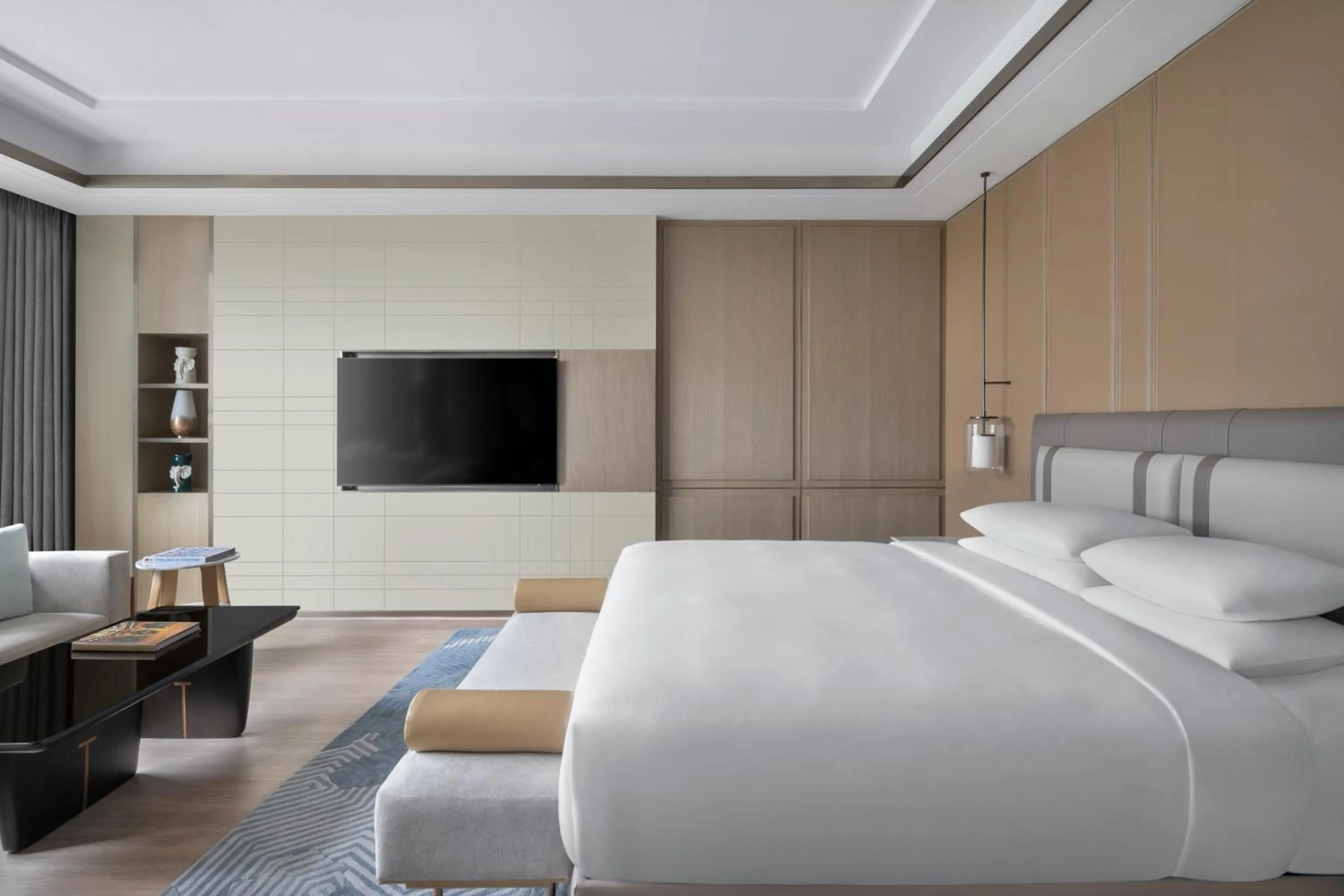 Bedroom, Bed in Navi Mumbai Marriott