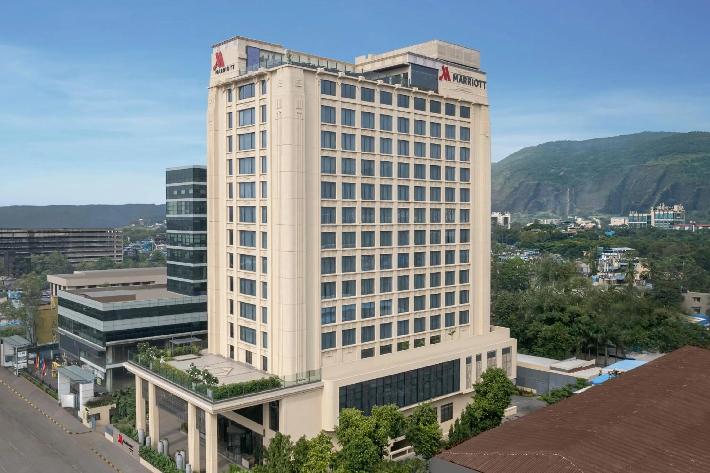 Property building in Navi Mumbai Marriott