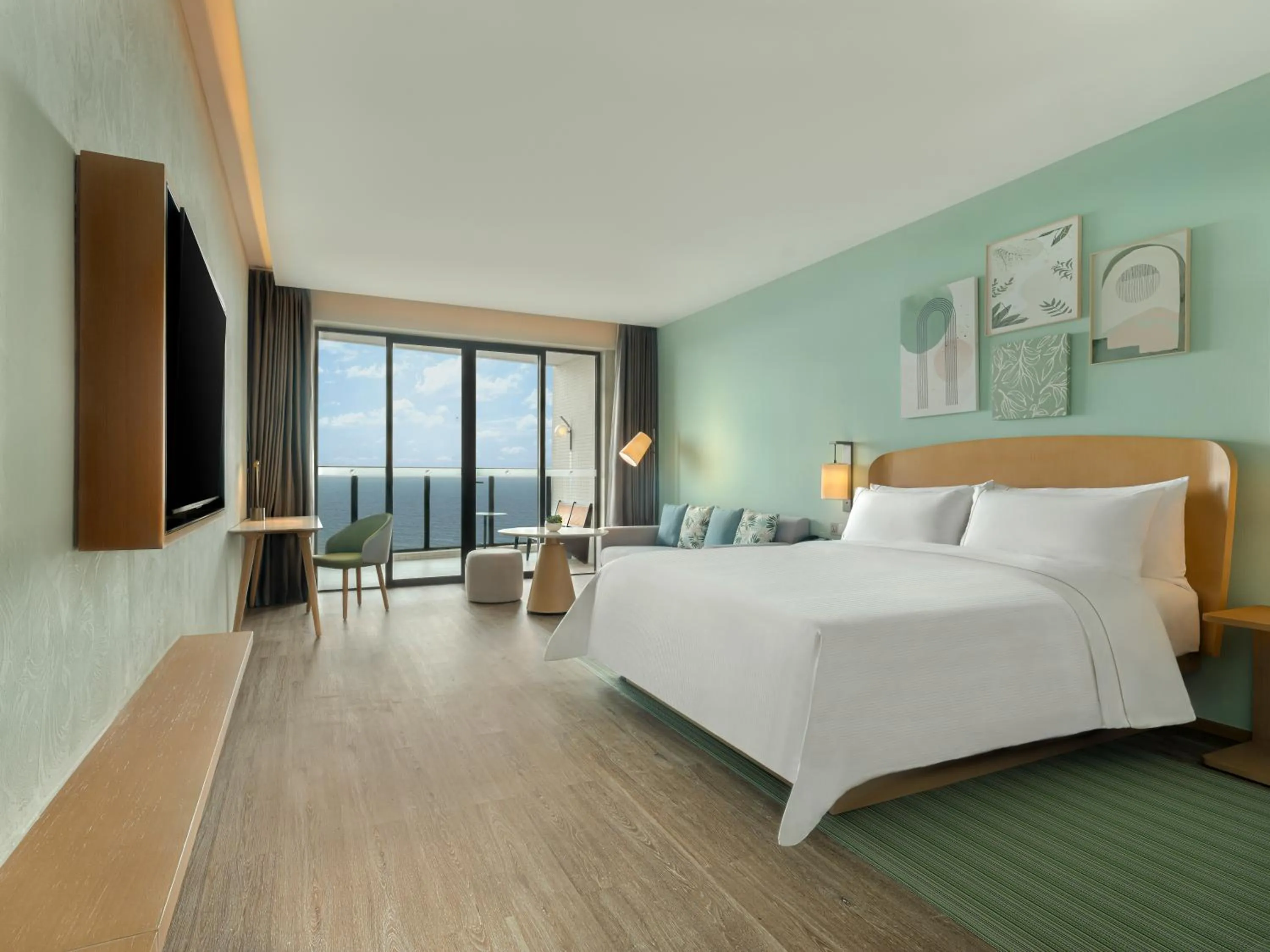 Photo of the whole room, Bed in Element Yangjiang Hailing Island