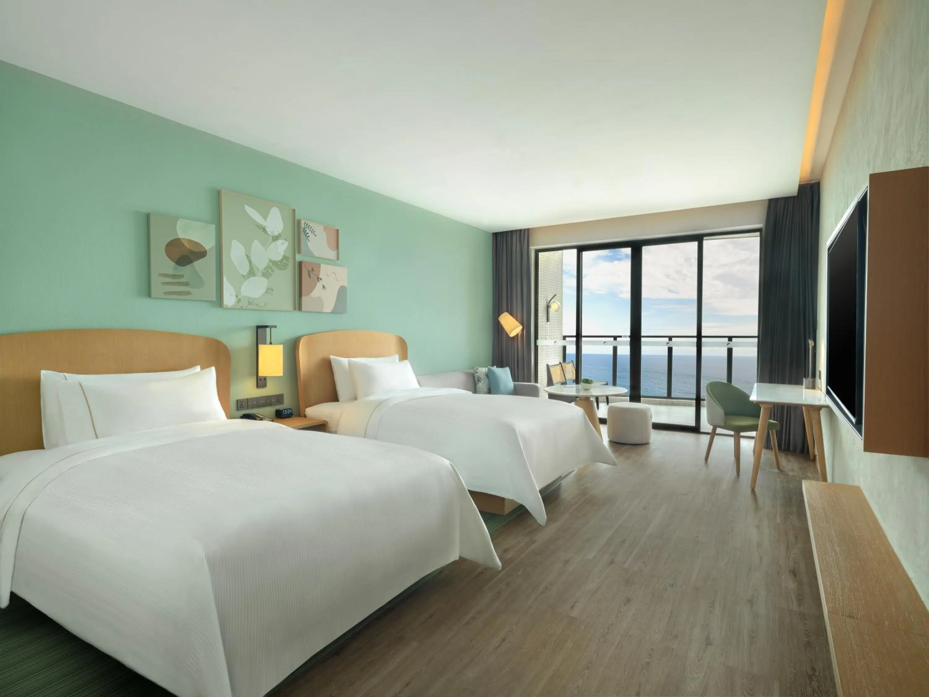 Photo of the whole room, Bed in Element Yangjiang Hailing Island